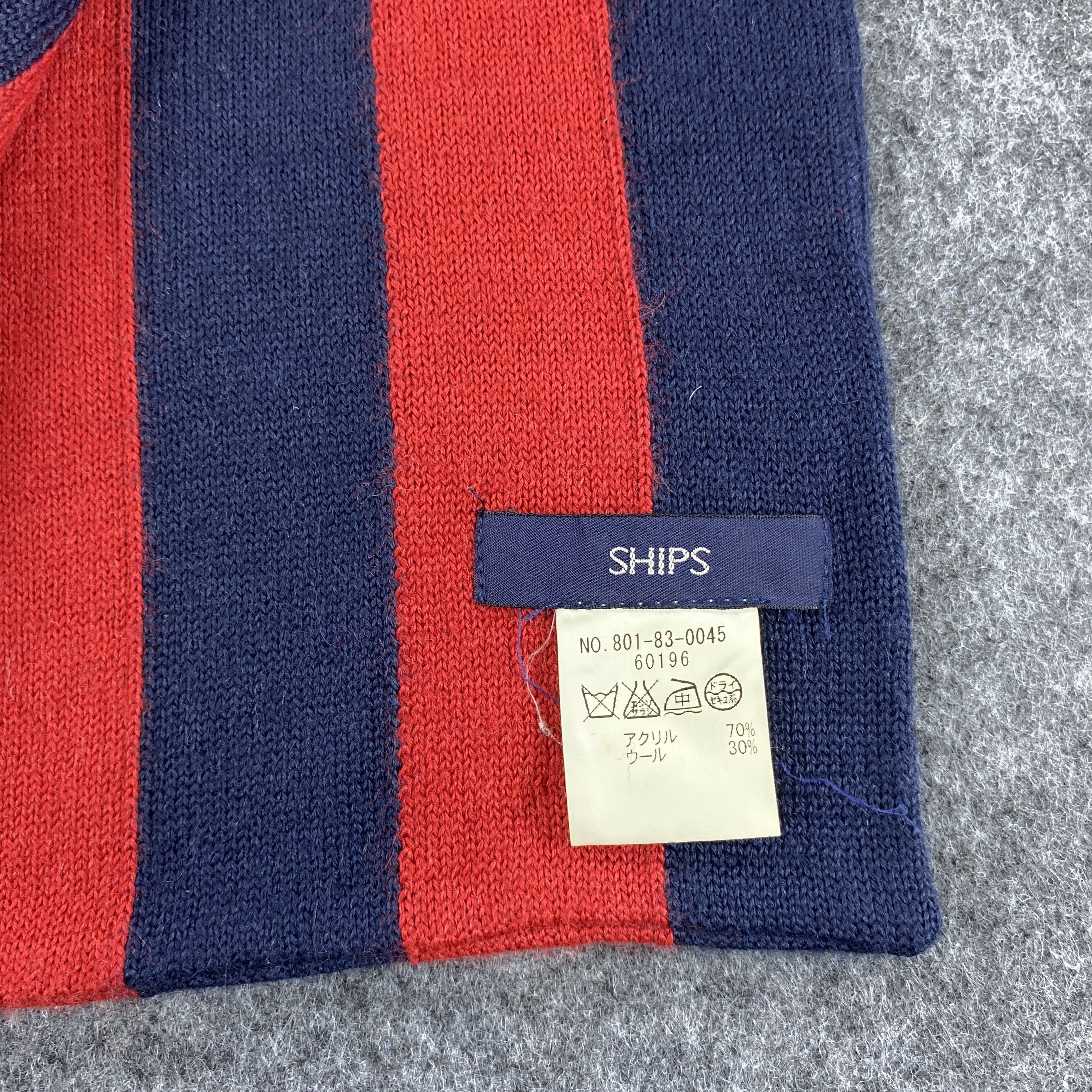 SHIPS × Vintage GF10653 Ships Scarf Neck Wear Muffler Nova Check Size ONE SIZE - 3 Thumbnail