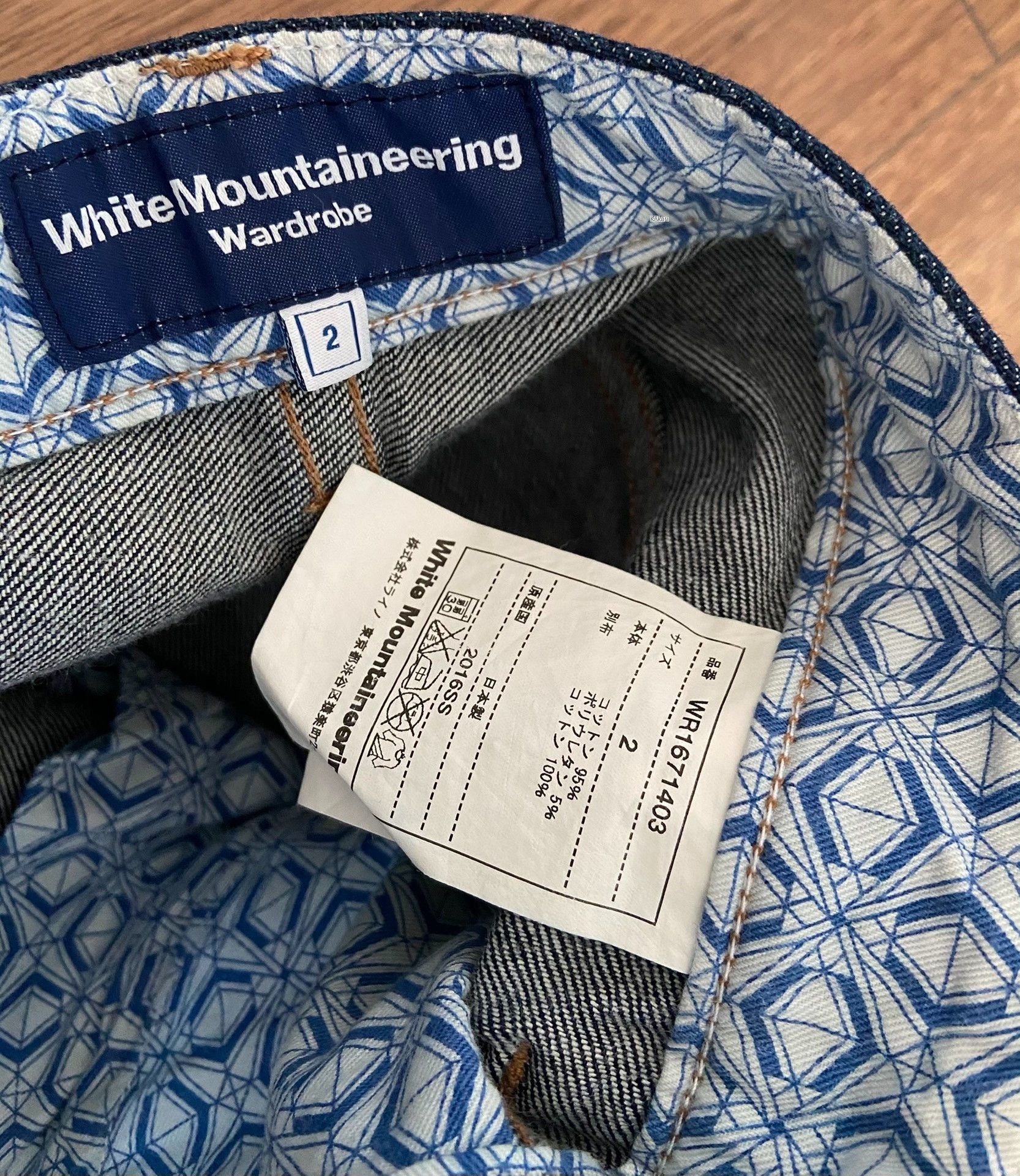 White Mountaineering White Mountaineering Wardrobe Japanese Denim Jeans Size 2 Size US 26 / EU 42 - 3 Thumbnail