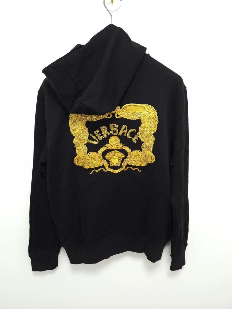 Versace Versace Gold thread embroidered hoodie jacket Size US M / EU 48-50 / 2 - 1 Thumbnail