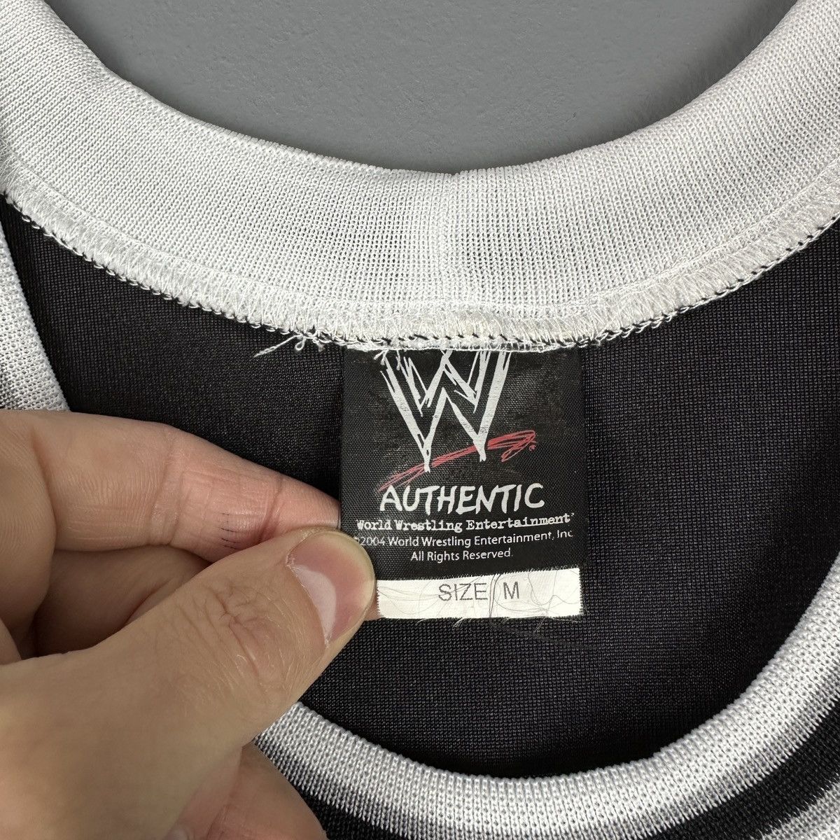 WWE Vintage Chain Gang Soldier John Cena Jersey Wrestling 2004 Size US M / EU 48-50 / 2 - 4 Thumbnail