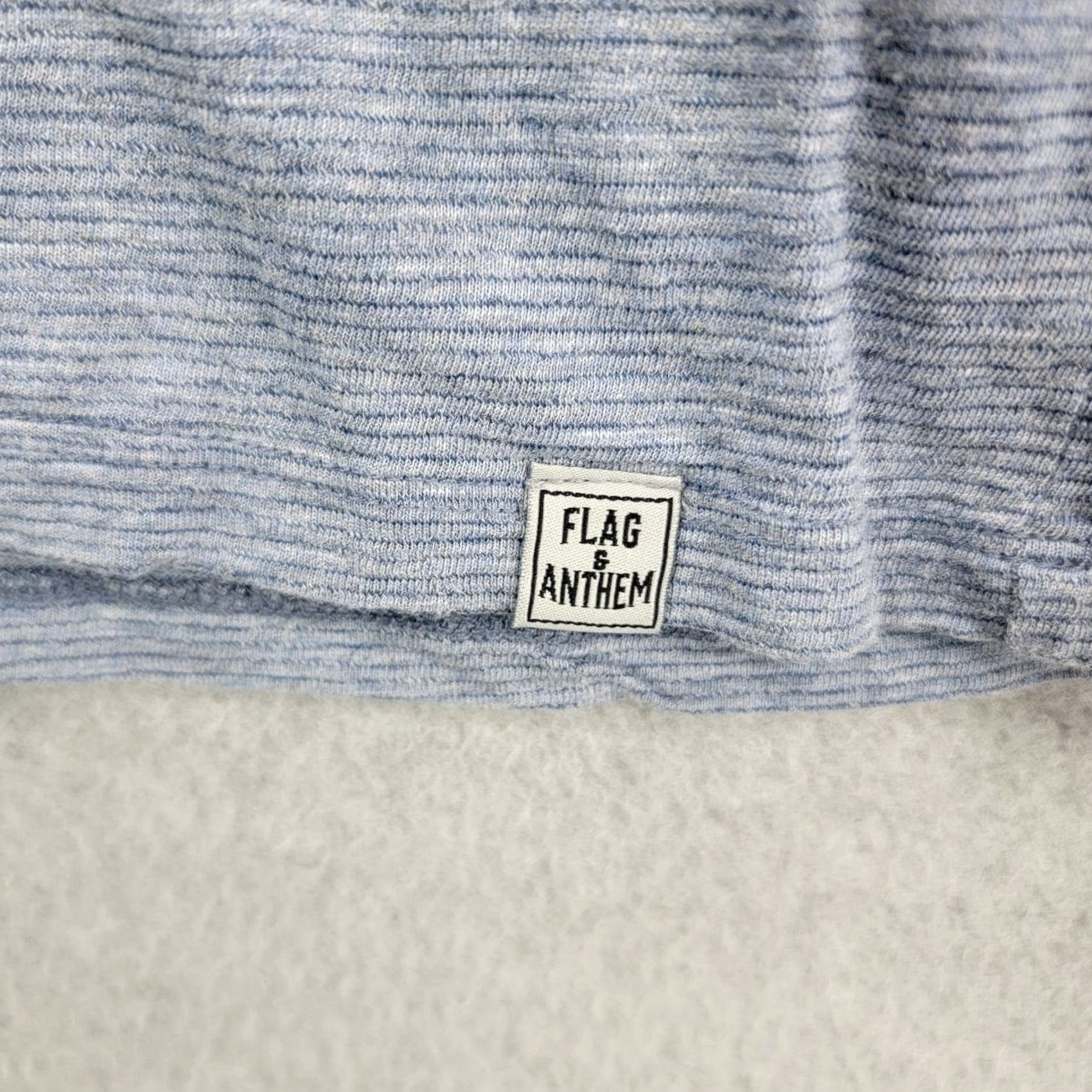 Flag & Anthem Flag & Anthem shirt Mens Large Striped Blue Gray Polo Size US L / EU 52-54 / 3 - 2 Thumbnail