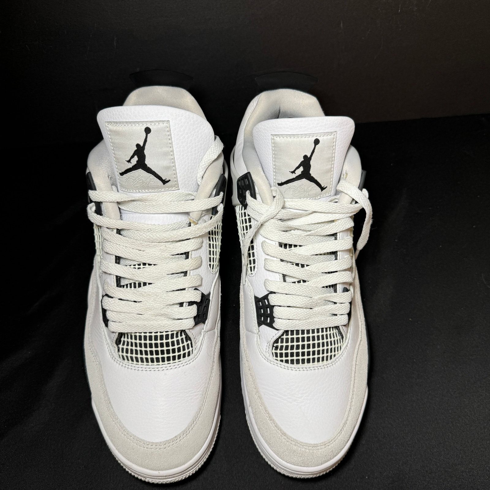 Jordan Brand × Nike Size 12 - Nike Air Jordan 4 Retro Military Black Men's Shoes Size US 12 / EU 45 - 4 Thumbnail