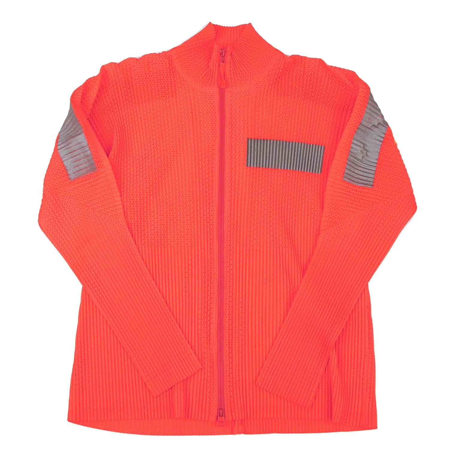Issey Miyake Mesh Pleats Zip Jacket in Orange 4 Size US XL / EU 56 / 4 - 1 Thumbnail