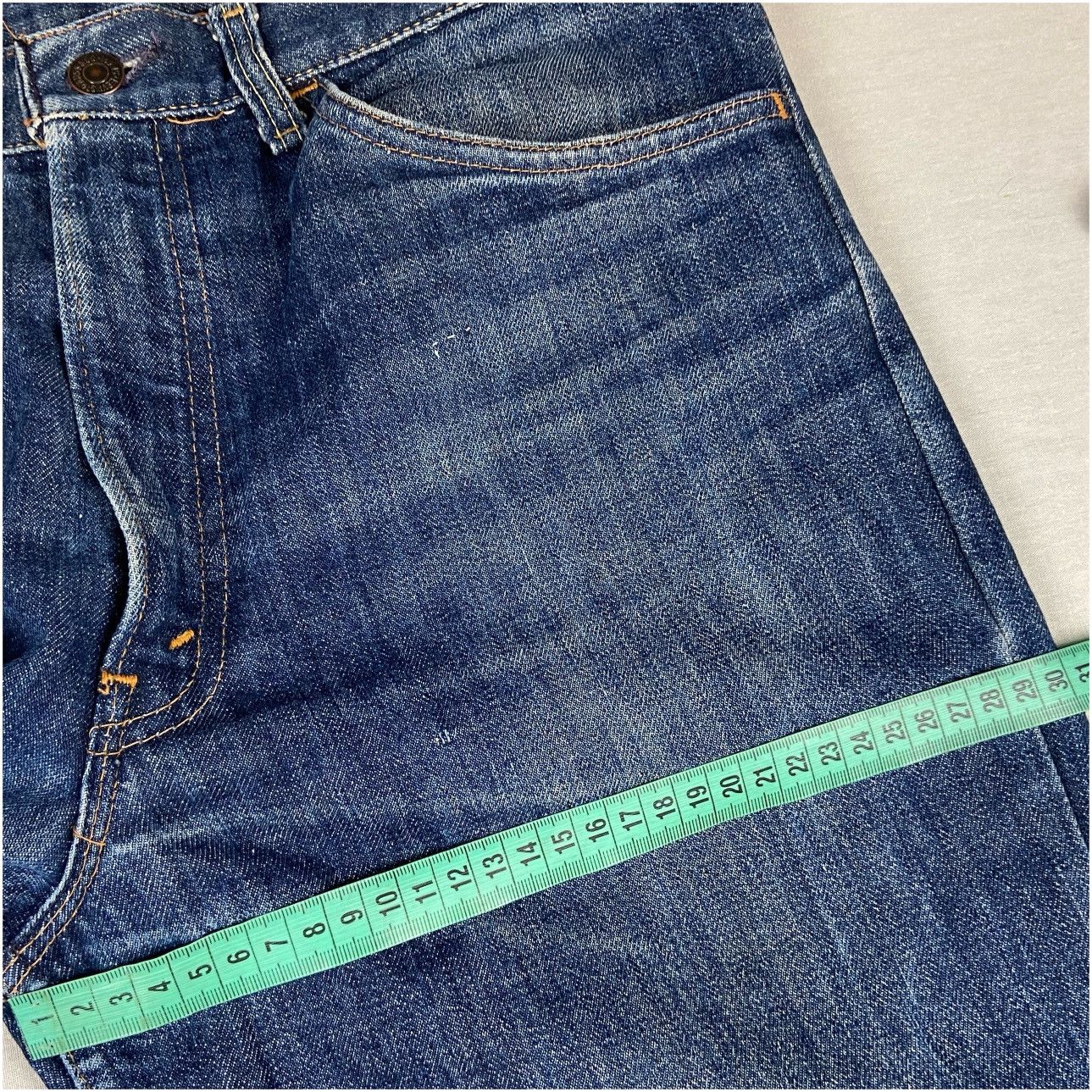 Levi's 1970–71 Levi’s 646 Jeans Big E Orange – Made in USA Size US 34 / EU 50 - 8 Thumbnail