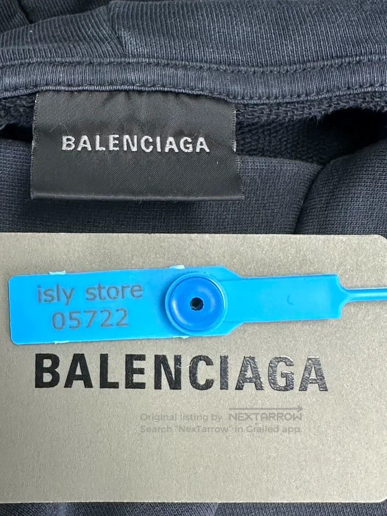 Balenciaga Balenciaga Letter Print Casual Sweatshirt Gray Size US S / EU 44-46 / 1 - 4 Thumbnail