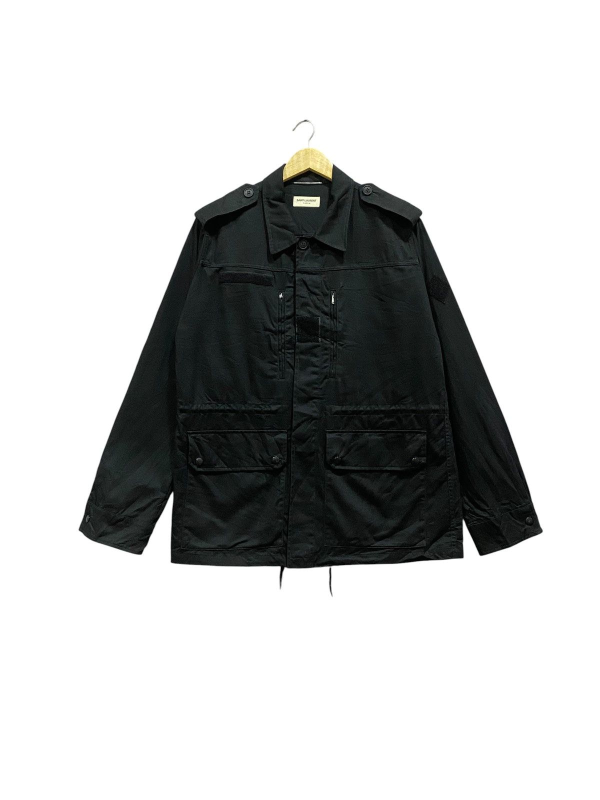 Saint Laurent Paris Saint Laurent Utility / Military Field Jacket Made in Italy Size US L / EU 52-54 / 3 - 1 Thumbnail