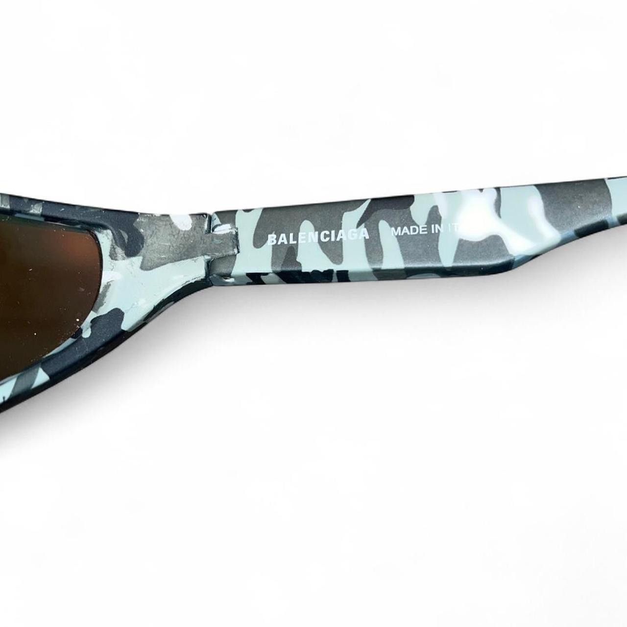 Balenciaga Snow Camo Xpander Sunglasses Size ONE SIZE - 4 Thumbnail
