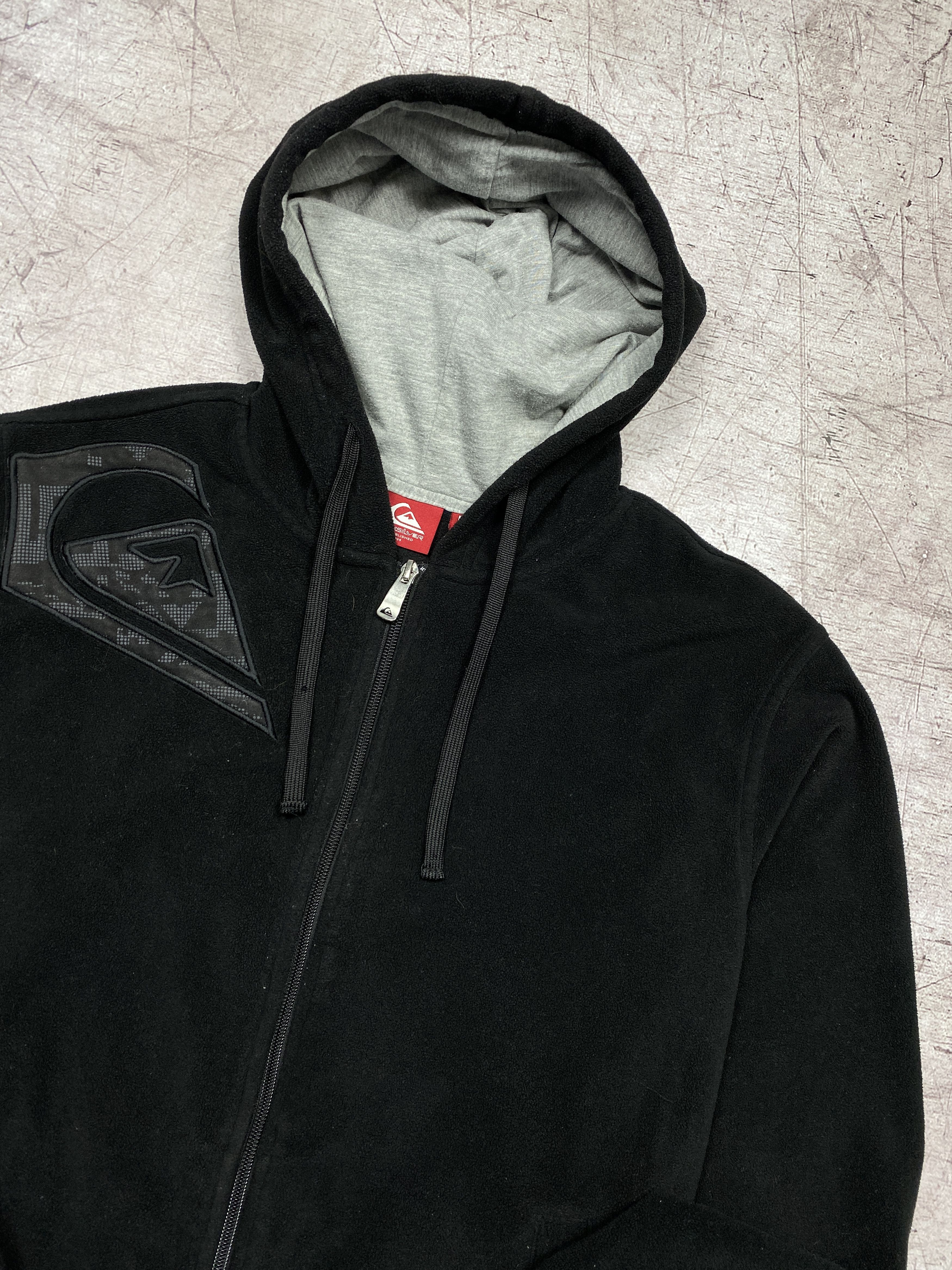 Quiksilver × Vintage Quiksilver Vintage Mens Big Logo Zip Hoodie Y2K Size US M / EU 48-50 / 2 - 2 Thumbnail