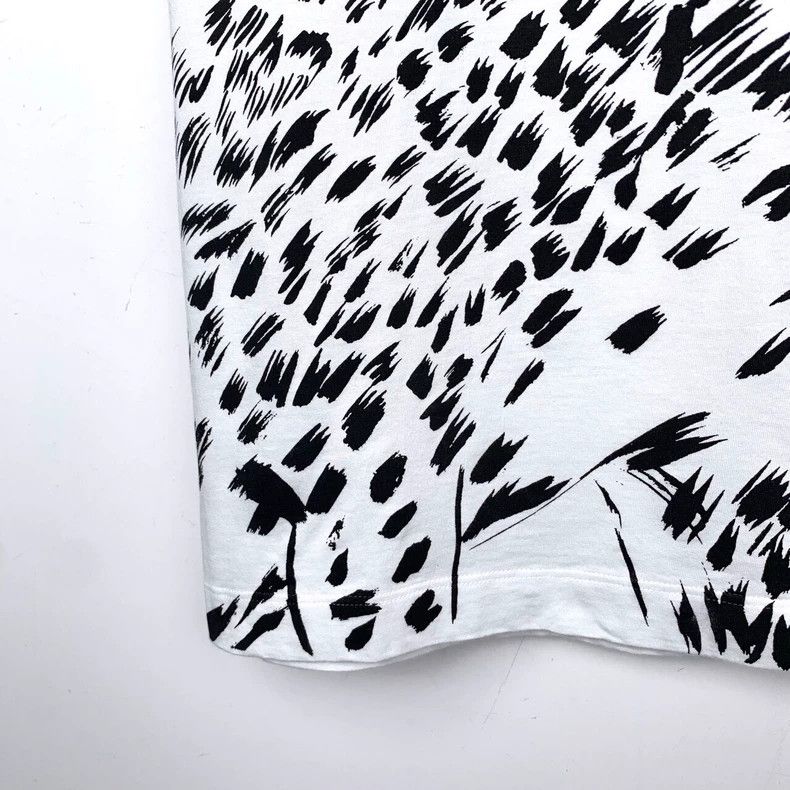 Dior Dior Logo letter leopard head print white cotton short-slee Size US M / EU 48-50 / 2 - 4 Thumbnail