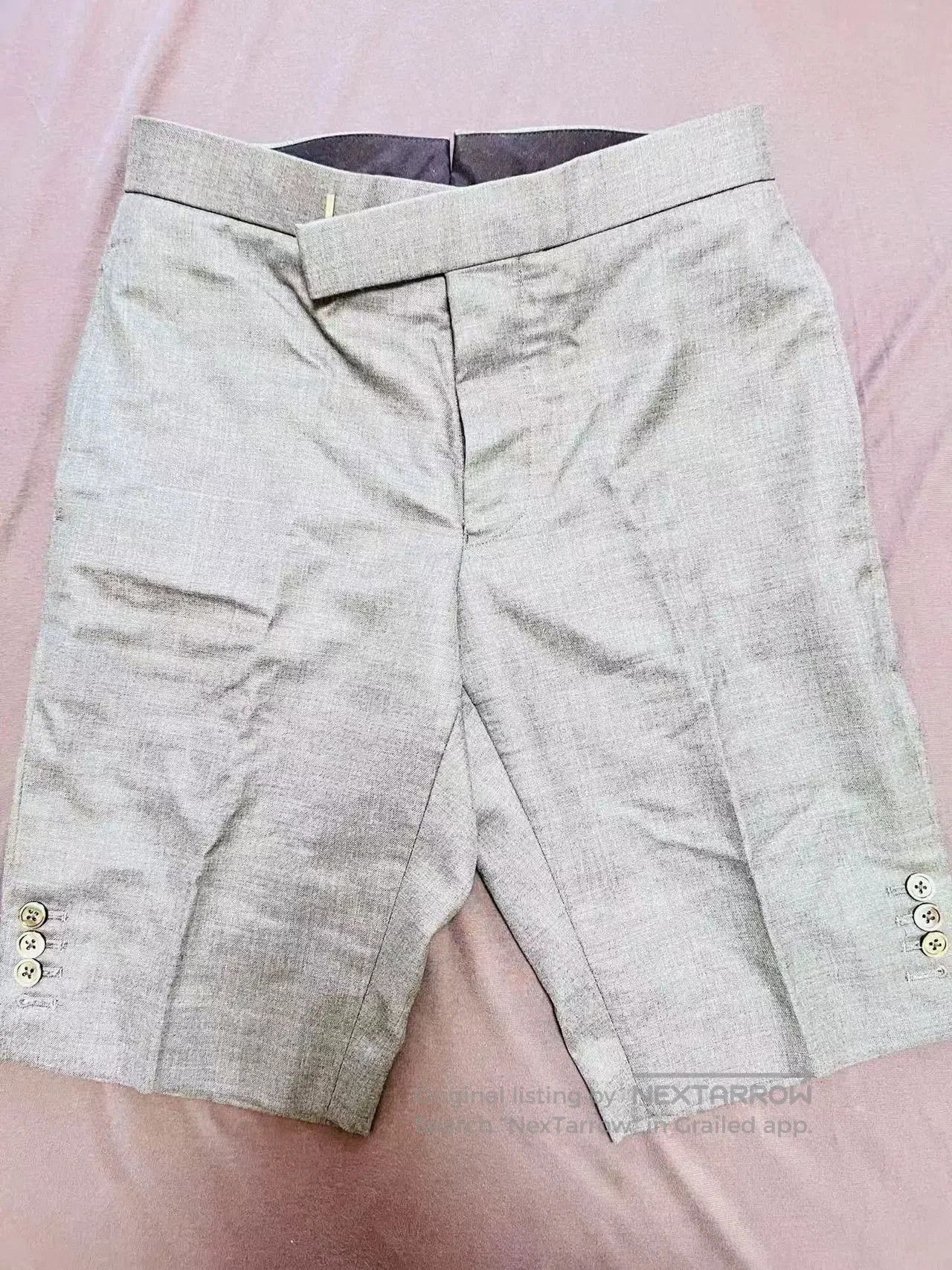 Thom Browne Thom Browne Classic Gray Wool Shorts. Size US 38 / EU 54 - 1 Thumbnail