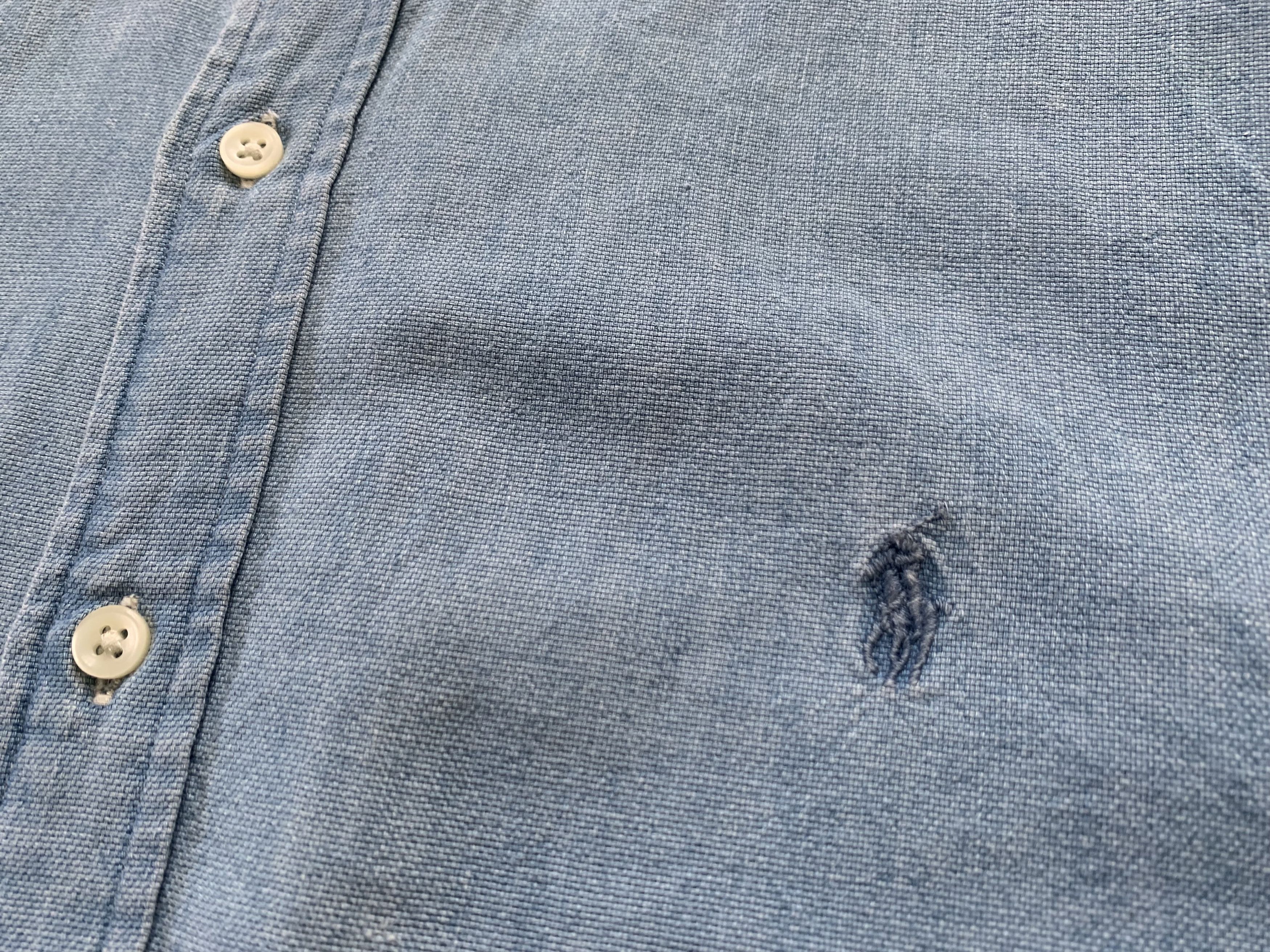 Polo Ralph Lauren Polo Ralph Lauren Slim Fit Blue Cotton Shirt Button Down Size US L / EU 52-54 / 3 - 5 Thumbnail