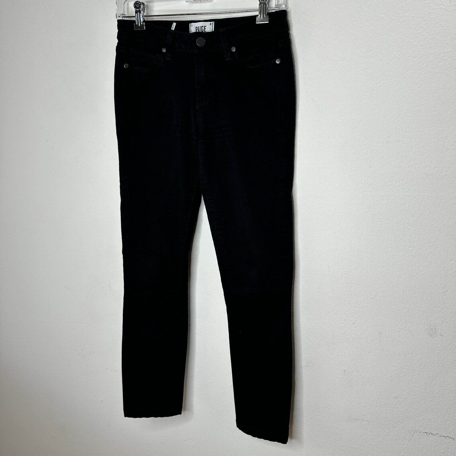 Paige Paige Black Shadow Verdugo Ultra Skinny Jeans 5 Pocket 27 Size 27" / US 4 / IT 40 - 2 Thumbnail