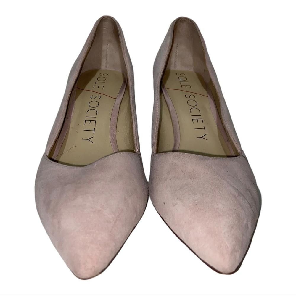 Designer Sole Society l Edith Suede Pump Size 7.5 Size US 7.5 / IT 37.5 - 3 Thumbnail