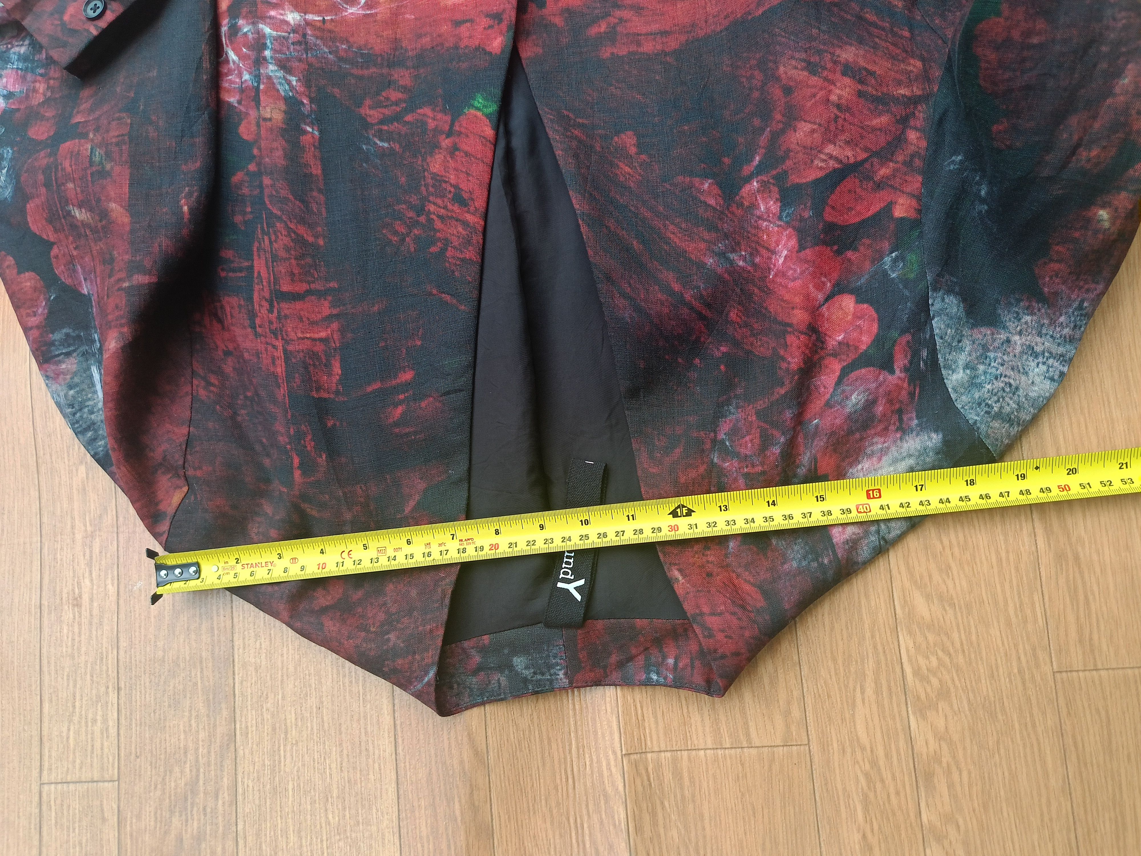 Ground Y SS2023 GROUNDY BY YOHJI YAMAMOTO FIREWORKS COLLARLESS JACKET Size US M / EU 48-50 / 2 - 12 Thumbnail