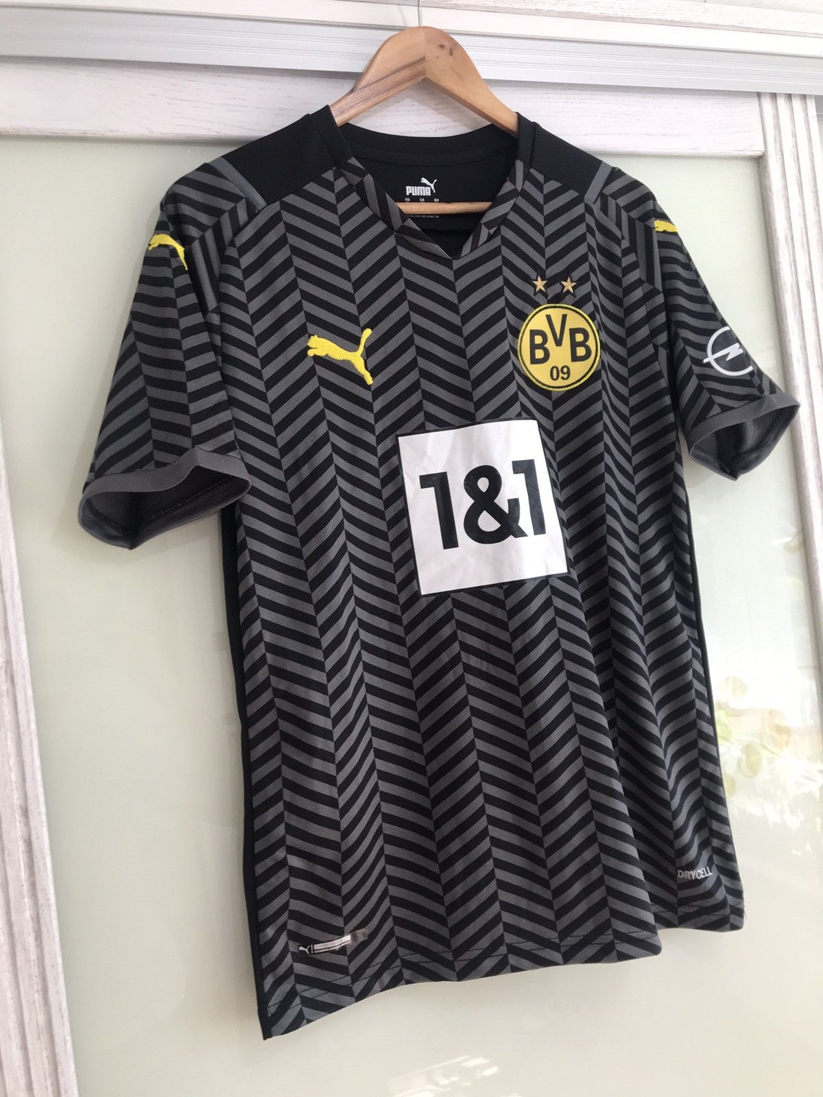 Puma Borussia Dortmund 2021-2022 Away Soccer Jersey Football Kit Size US S / EU 44-46 / 1 - 4 Thumbnail