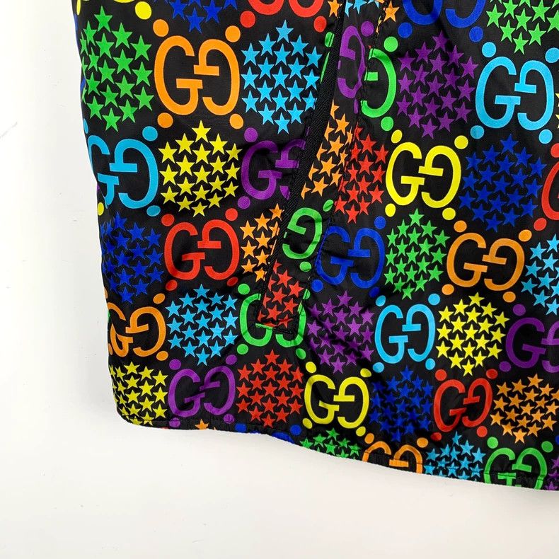 Gucci Gucci Multi-color logo printed full-print single-breasted v Size US M / EU 48-50 / 2 - 4 Thumbnail