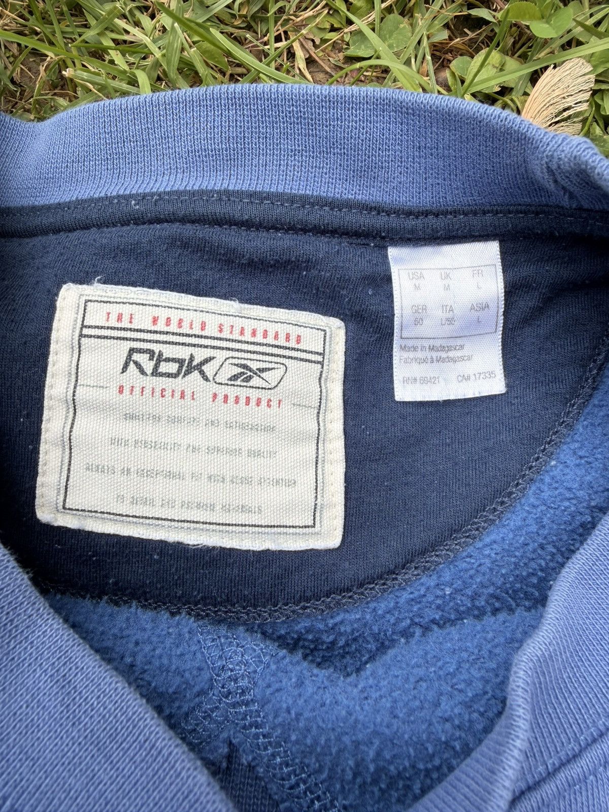Reebok VTG Blue Reebok Crewneck Size Medium Size US M / EU 48-50 / 2 - 5 Thumbnail