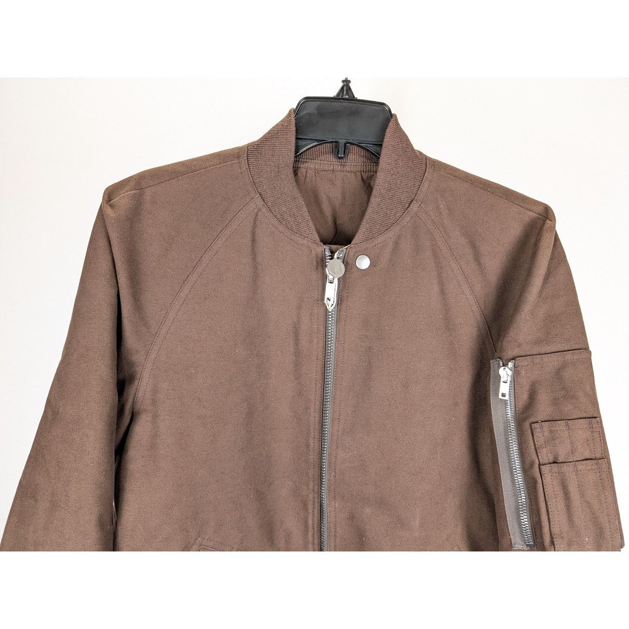 Rick Owens o1rshd1 Bomber Jacket in Brown Size US M / EU 48-50 / 2 - 7 Thumbnail