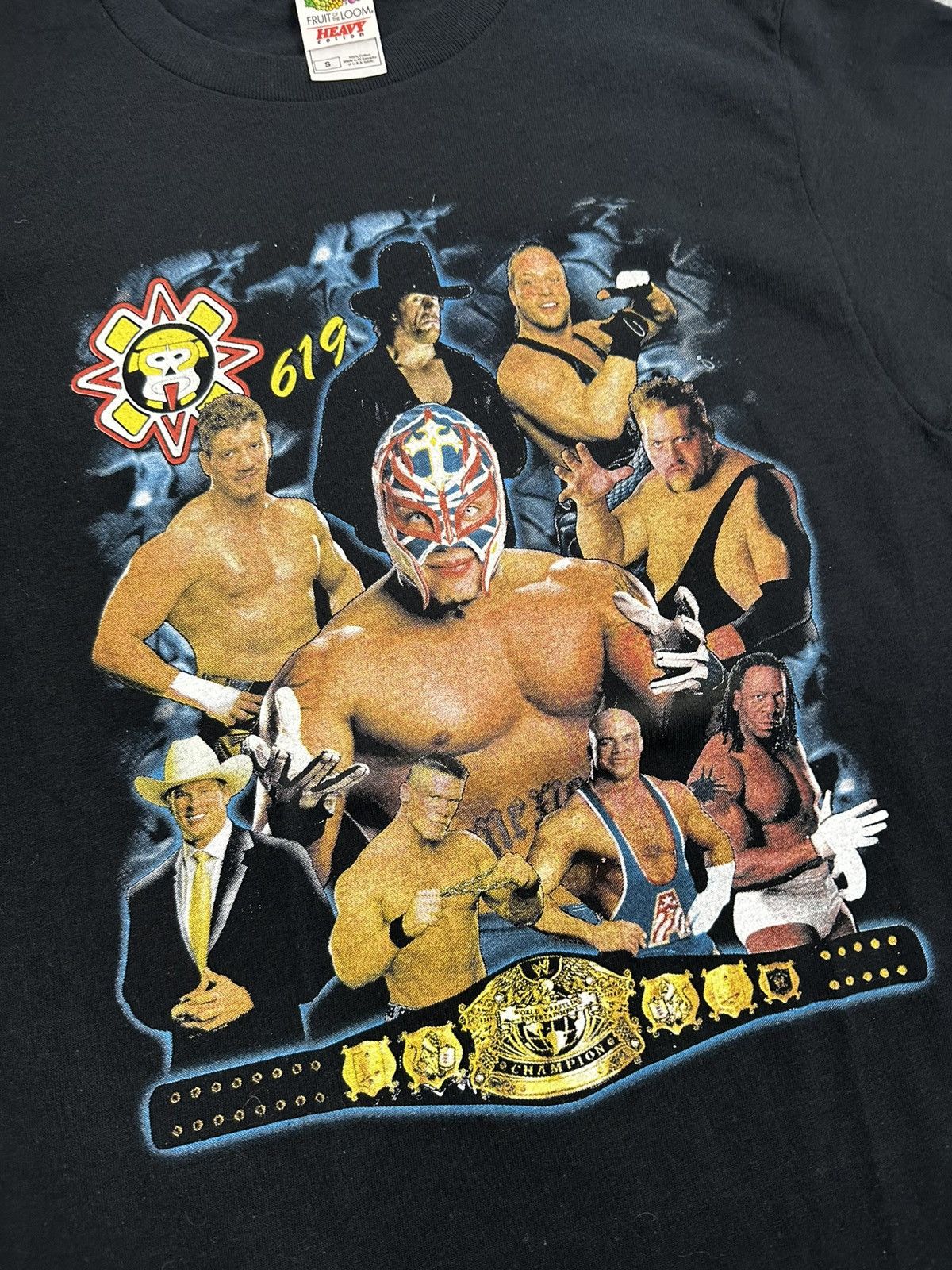 WWE Vintage 00s Wrestlemania WWE Rey Mysterio Undertaker T-Shirt Size US S / EU 44-46 / 1 - 6 Thumbnail