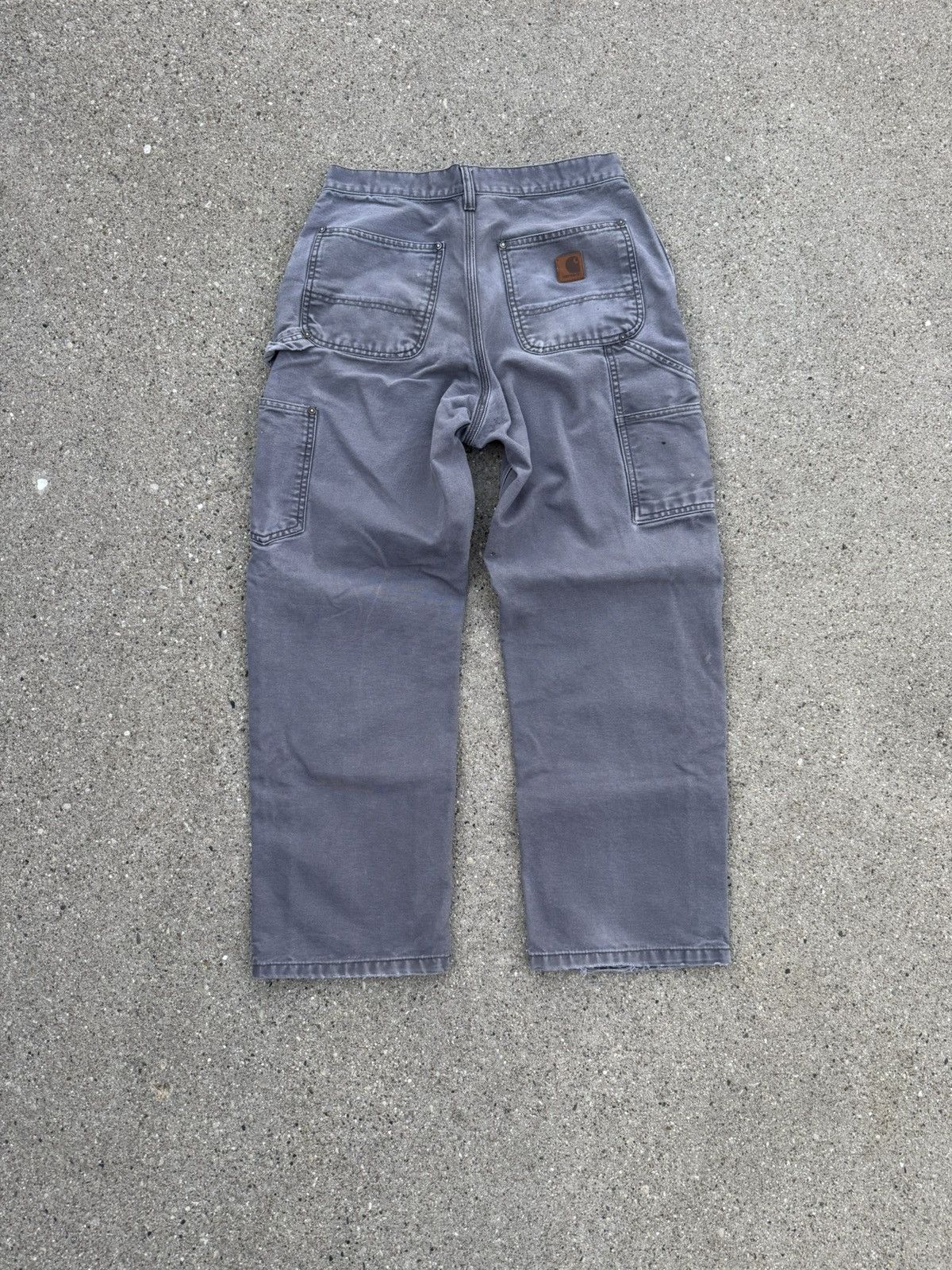 Carhartt Vintage B136 GVL Gray Carhartt Carpenter Double Knees Size US 30 / EU 46 - 3 Thumbnail