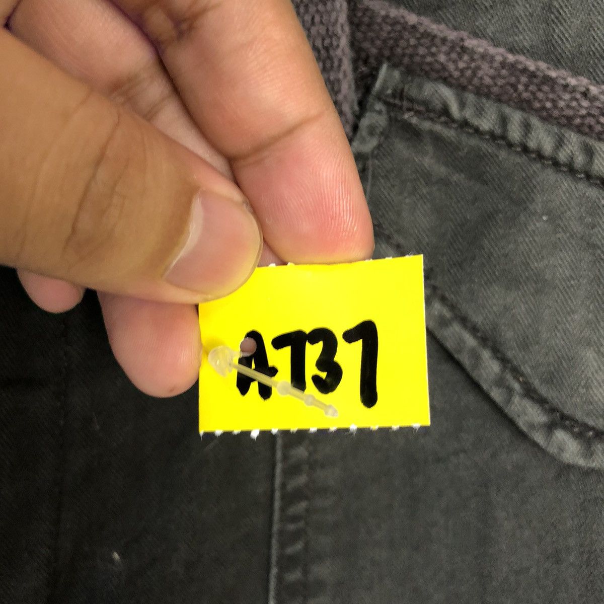Japanese Brand Gap Black faded Cargo utility Multipocket Pants #A737 Size US 36 / EU 52 - 12 Thumbnail