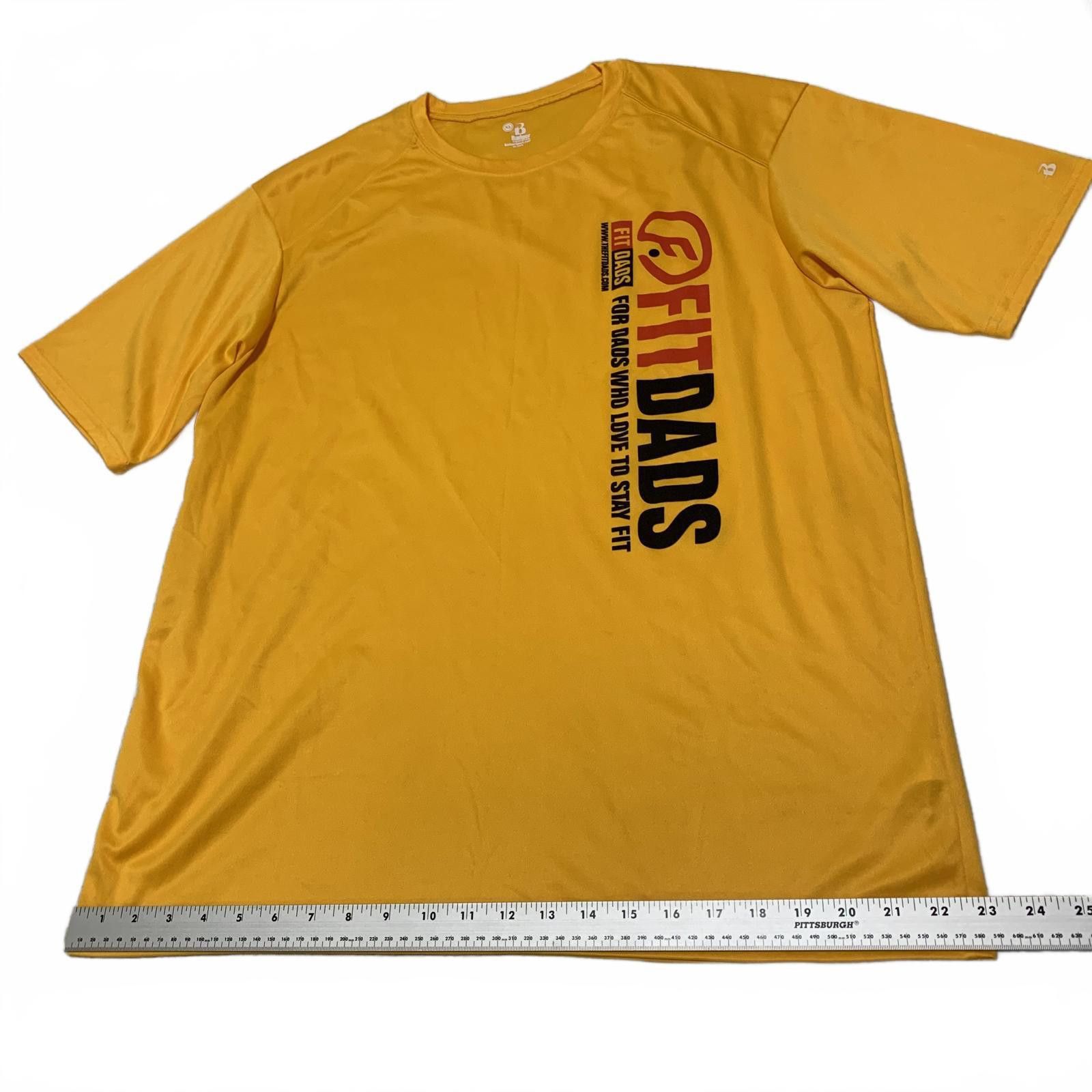 Other Badger Sport Mens XL Yellow FitDads Athletic Tee Size US XL / EU 56 / 4 - 5 Thumbnail