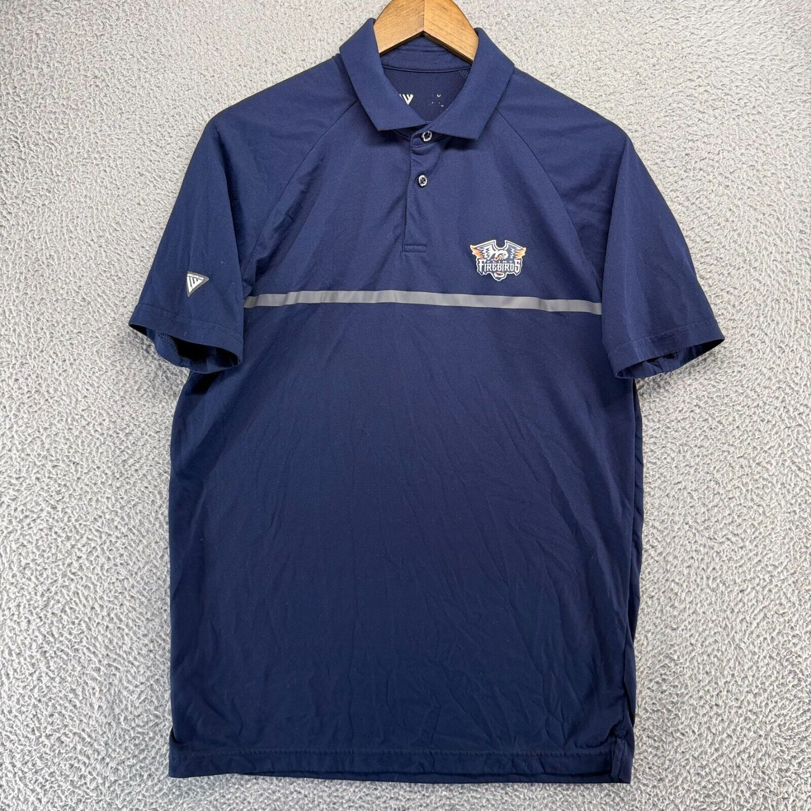 Other Flint Firebirds Polo Shirt Men's Medium Blue Golf Athletic Size US M / EU 48-50 / 2 - 2 Thumbnail