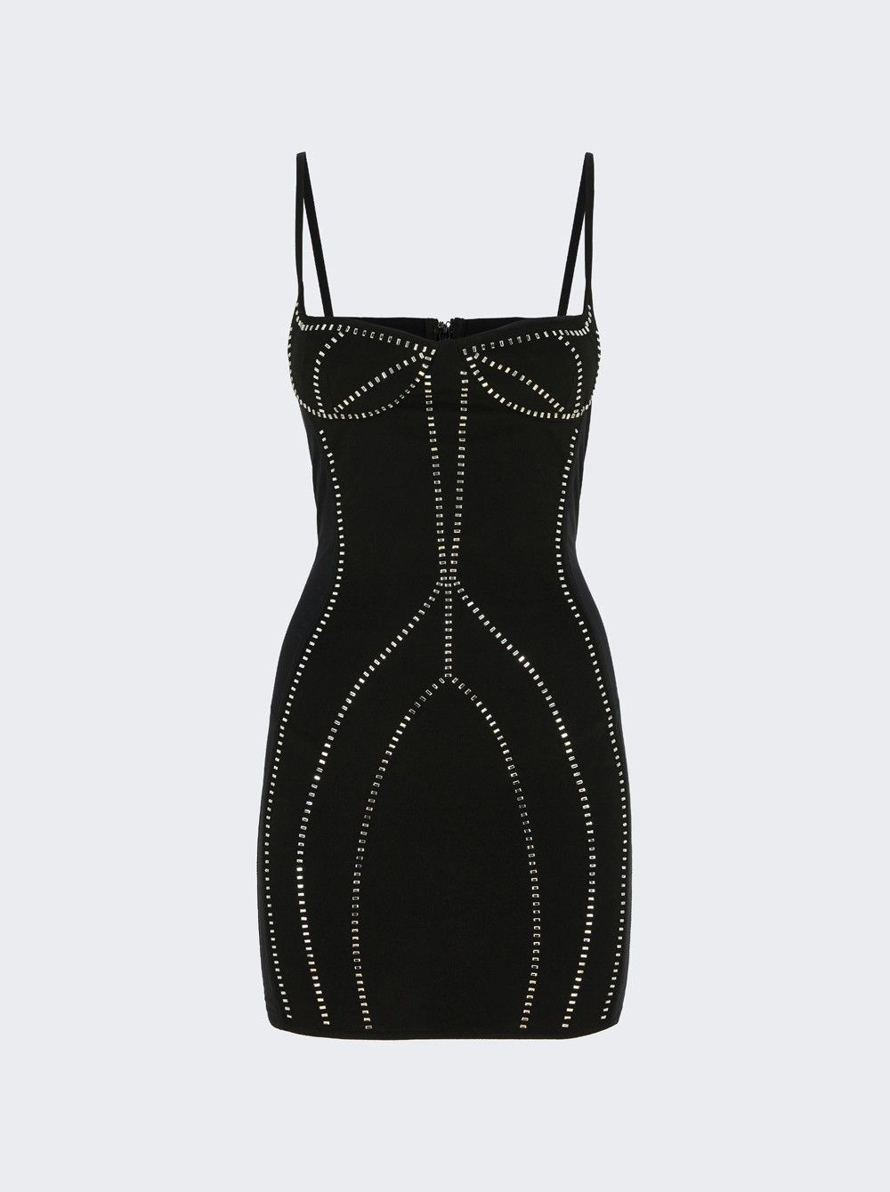 The Attico o1mle0526 Mini Dress in Black Size M / US 6-8 / IT 42-44 - 1 Thumbnail
