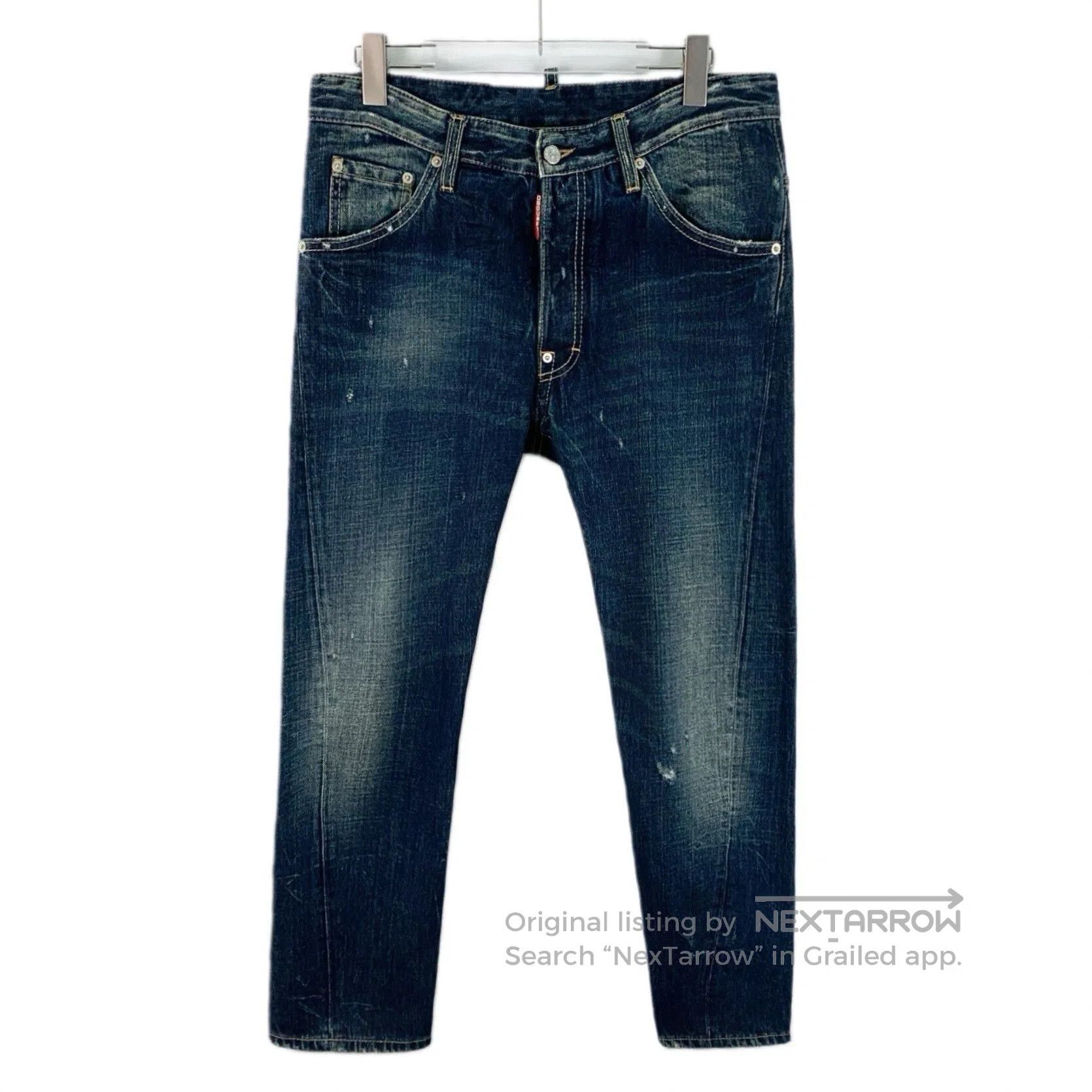 Dsquared2 Dsquared2 Distressed Cotton Denim Pants. Size US 26 / EU 42 - 1 Thumbnail