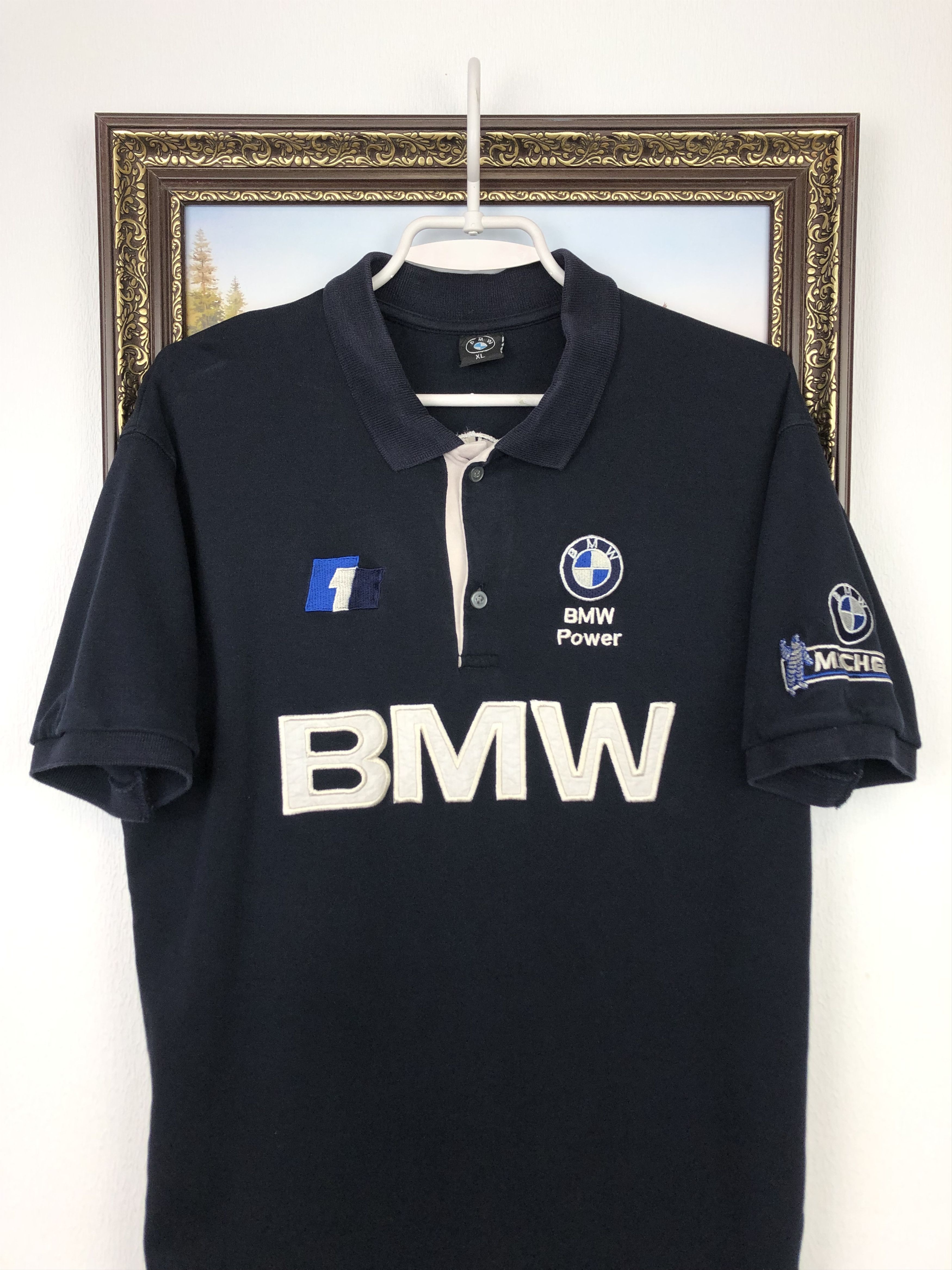 BMW Vintage BMW Williams F1 Racing Michelin Polo Shirt Tee Size US M / EU 48-50 / 2 - 2 Thumbnail