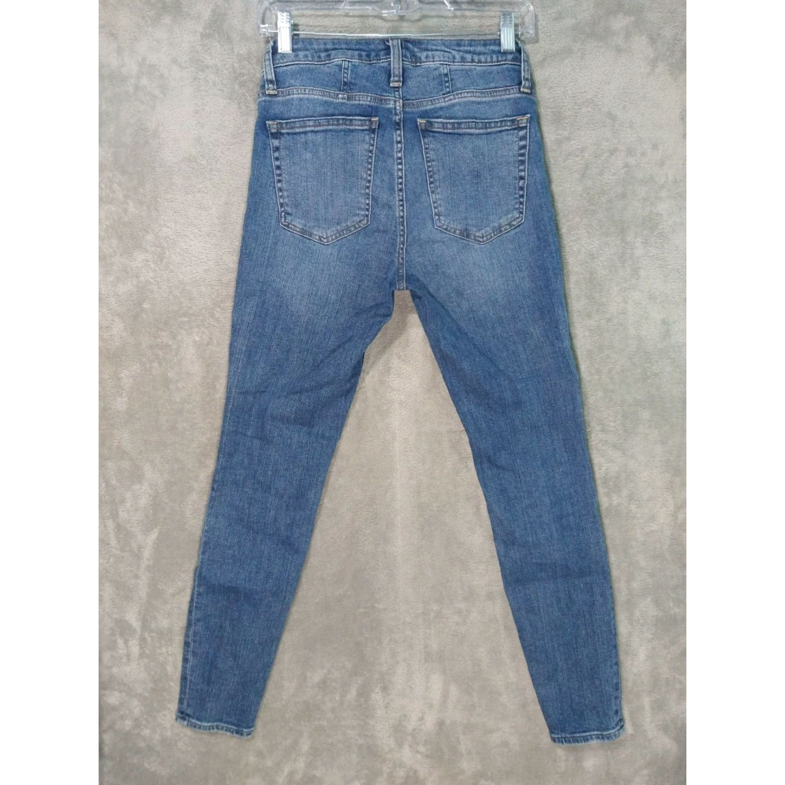 Silver Jeans Co. VINTAGE Silver Jeans Co. Jeans - Denim Skinny - 27x29 - Blue - Mid Rise Stretch - 5 Pocket - Women Size 27" / US 4 / IT 40 - 2 Thumbnail