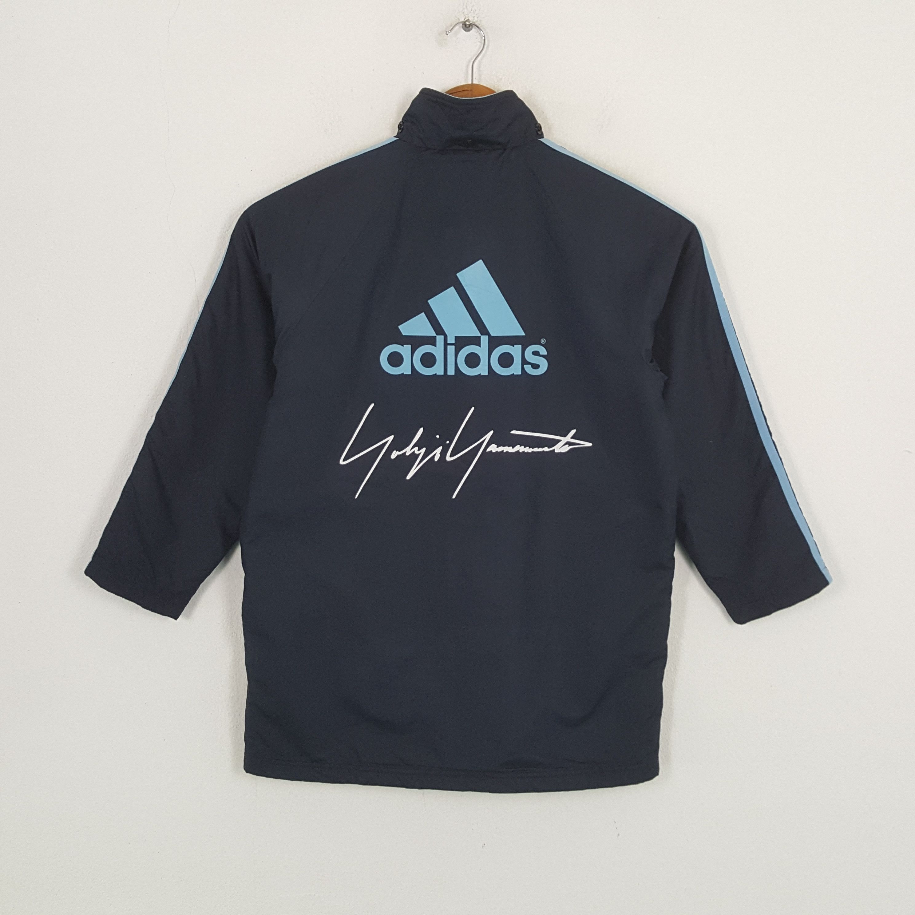 Adidas × Vintage × Yohji Yamamoto Vintage ADIDAS x YOHJI YAMAMOTO Designer Custom Long Jacket Size US M / EU 48-50 / 2 - 1 Thumbnail
