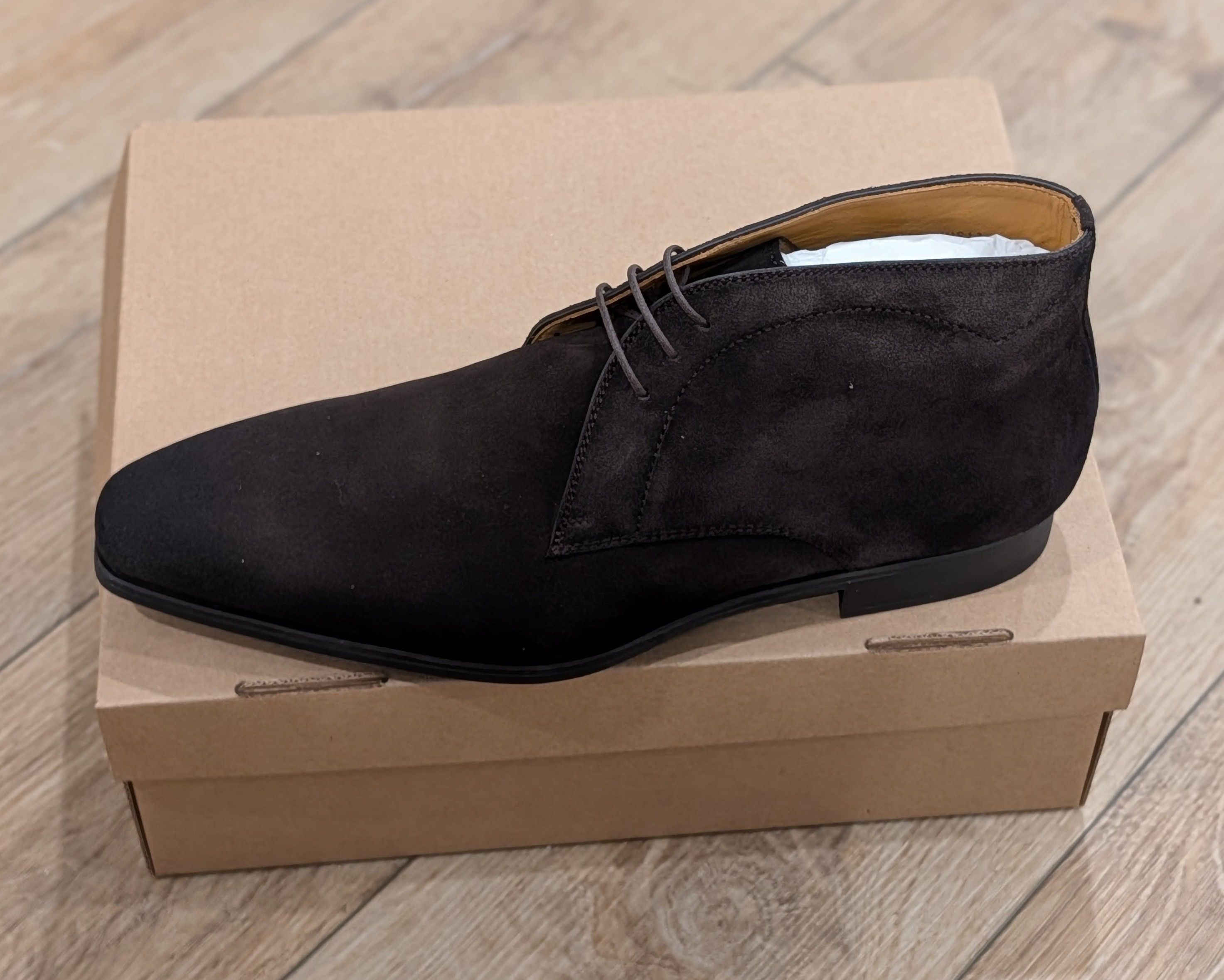 Magnanni Magnanni Suede Chukka Boots Brown US 12 Size US 12 / EU 45 - 5 Thumbnail