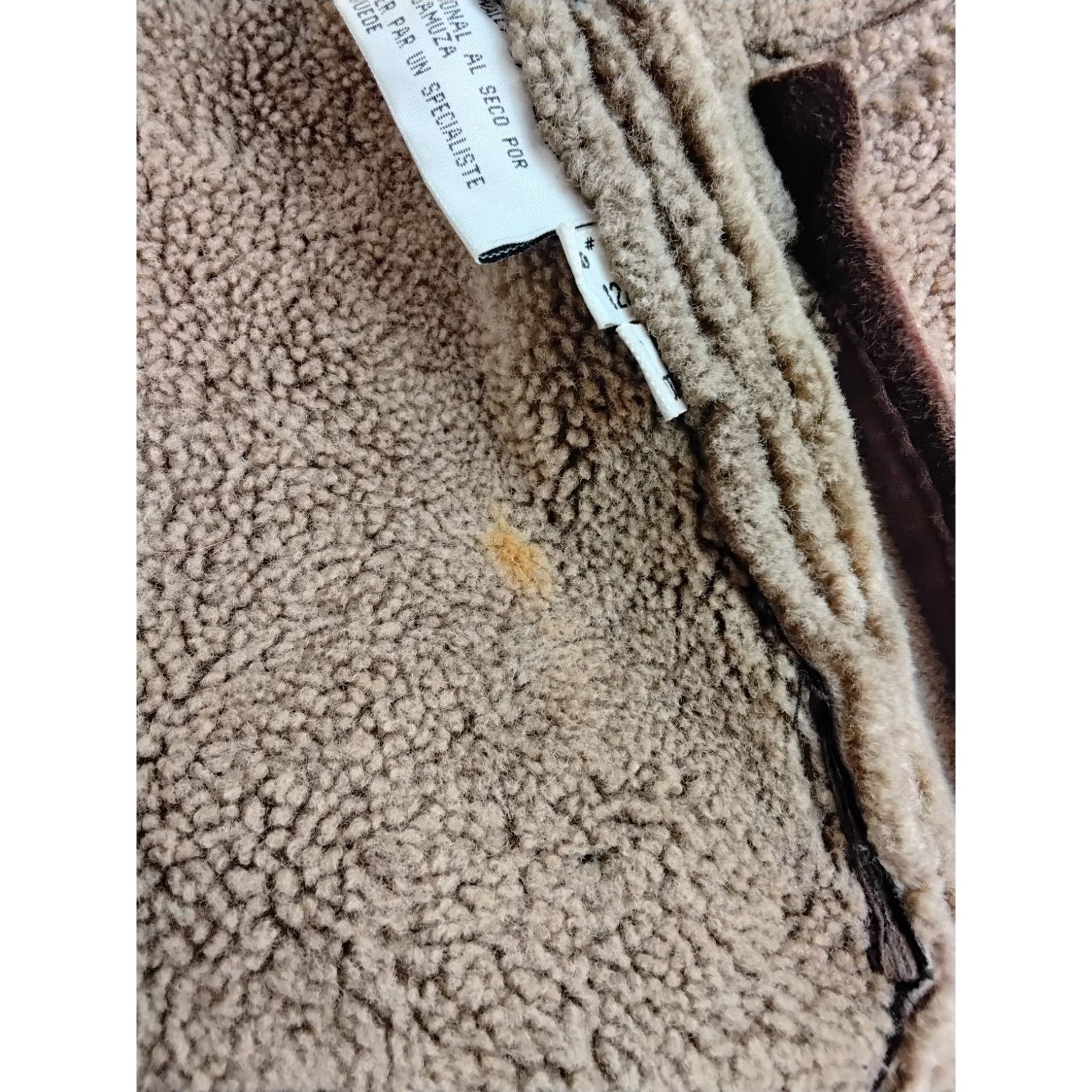 Other Siena Studio Shearling Jacket Women M Brown Suede Sheepskin Size M / US 6-8 / IT 42-44 - 6 Thumbnail