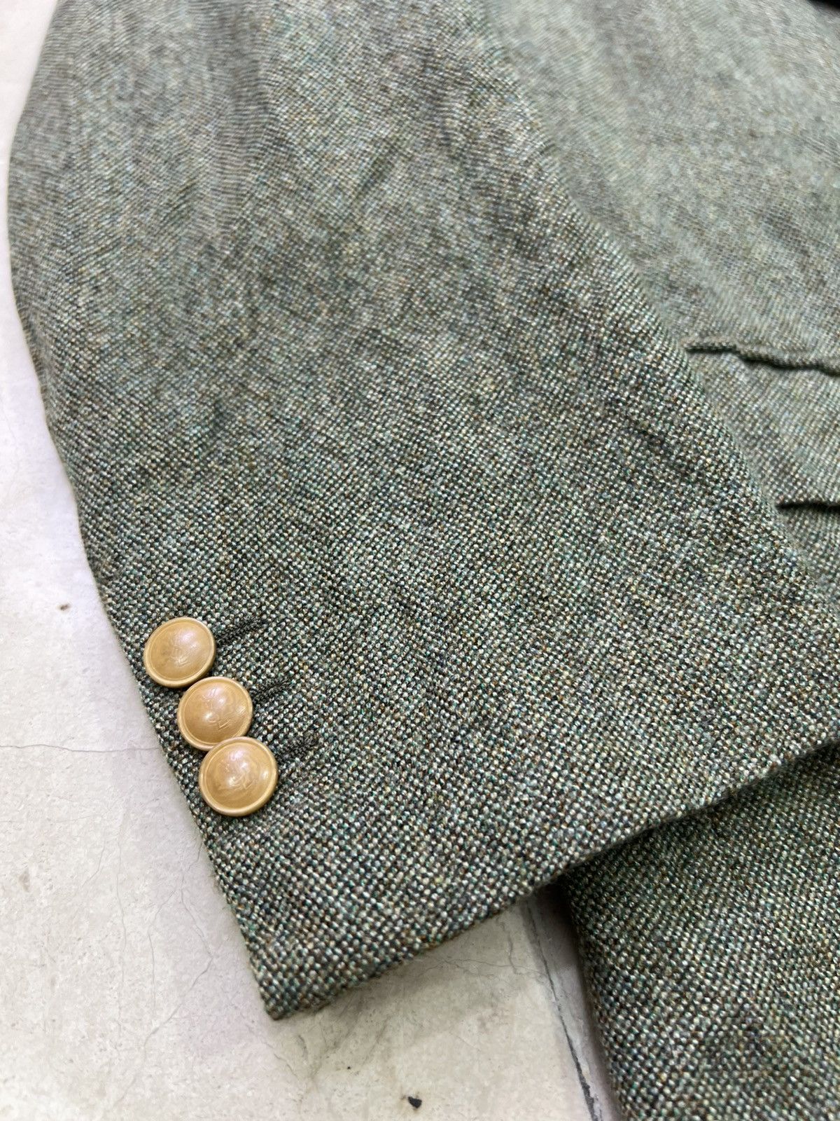 Yves Saint Laurent Vintage Yves Saint Laurent Pour Homme Green Wool Blazer Size 52R - 4 Thumbnail