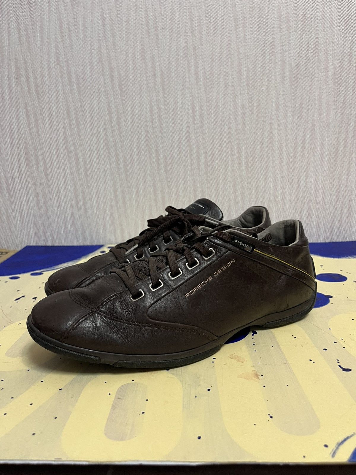 Adidas × Porsche Design VINTAGE race porsche design low pro leather sneakers Size US 7.5 / EU 40-41 - 1 Thumbnail