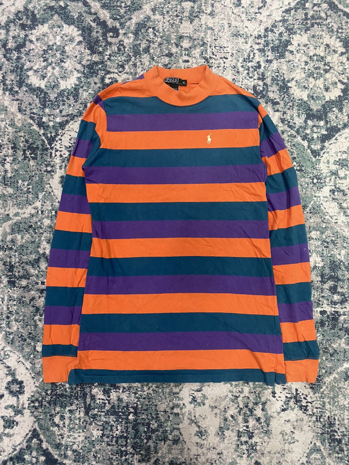 Polo Ralph Lauren 1990 - Polo Ralph Lauren Stripes Pony Logo L/S Shirt Size US L / EU 52-54 / 3 - 2 Thumbnail