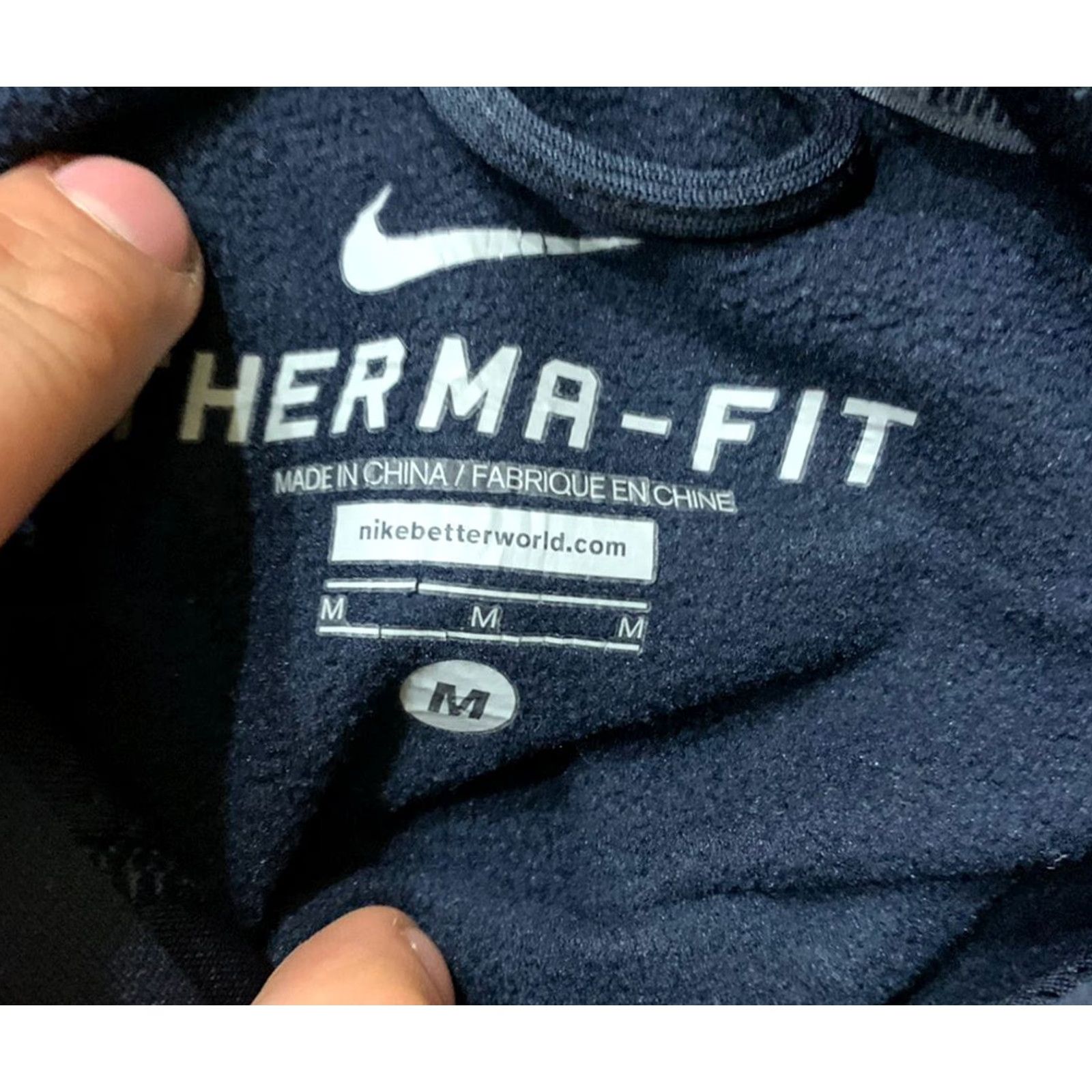 Nike Nike Mens Blue Hoodie Medium Therma Fit Sweatshirt Size US M / EU 48-50 / 2 - 5 Thumbnail