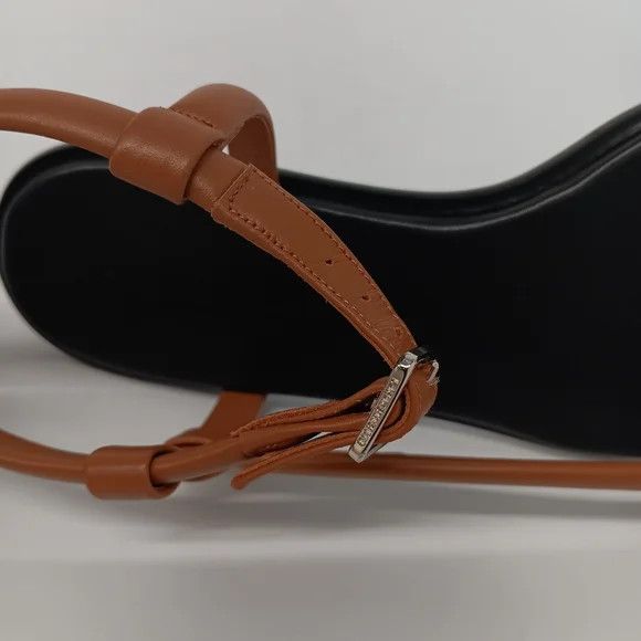 Lafayette 148 LAFAYETTE148 Copper Calfskin Leather City Sandals - US8.5 Size US 8.5 / IT 38.5 - 9 Thumbnail