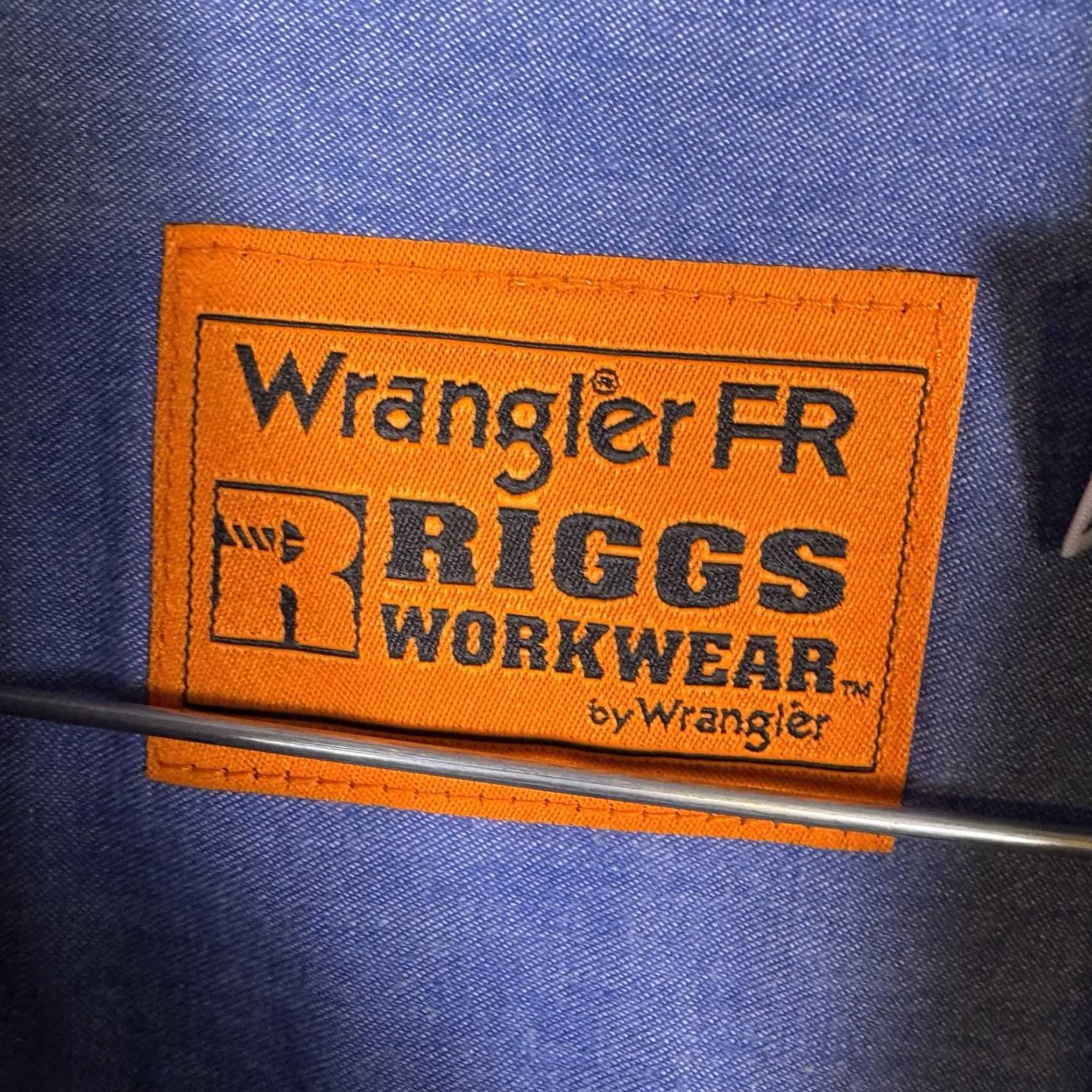 Wrangler Wrangler Shirt Mens 2XL Denim Canvas FR Riggs Workwear 8.1 ATPV HRC2 Utility Denim Canvas Utility Size US XXL / EU 58 / 5 - 6 Thumbnail