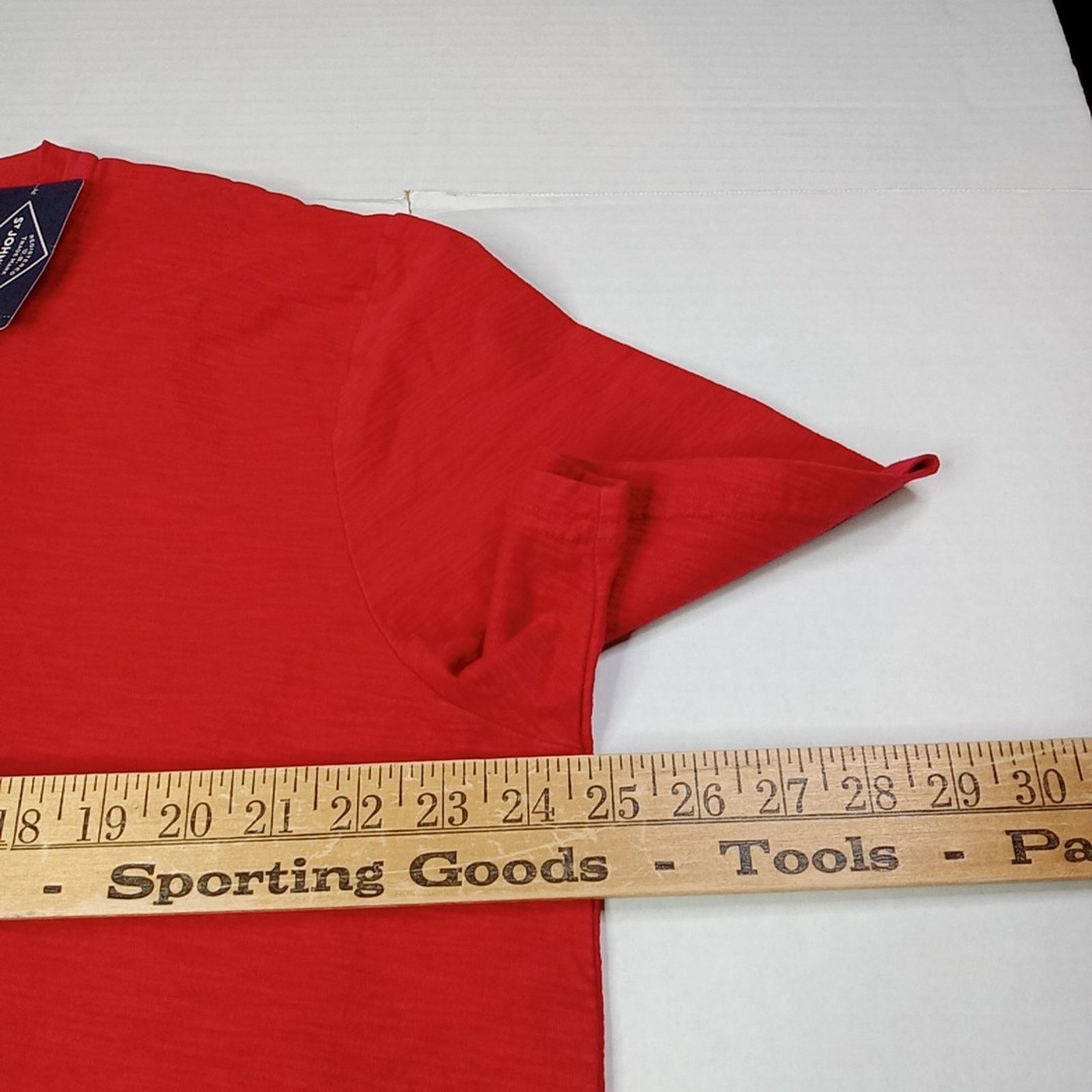 St. Johns Bay St. John’s Bay Henley Shirt Men's Size XL Red Super Soft NWT Size US XL / EU 56 / 4 - 4 Thumbnail