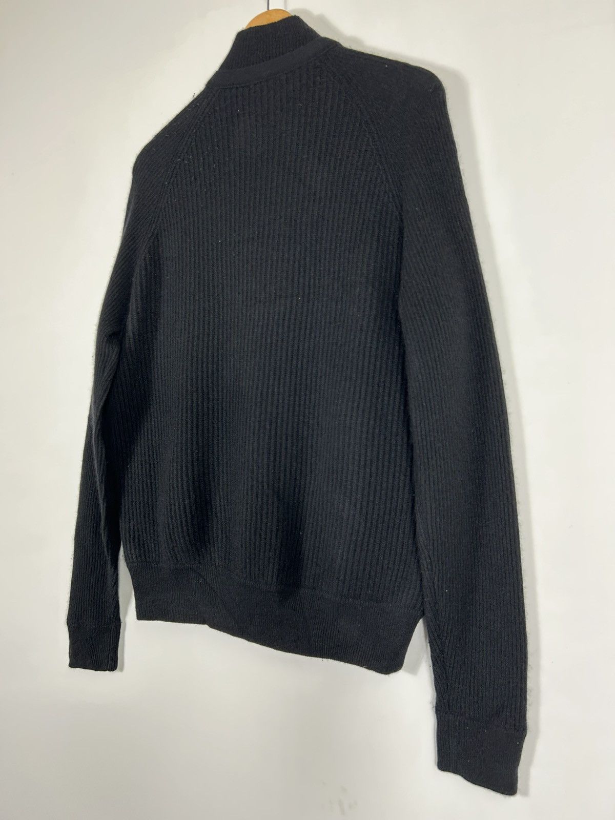 Homespun Knitwear × Japanese Brand 🔥TakashiMaya Quilted Sleeve Knit Zipper Jacket Size US L / EU 52-54 / 3 - 14 Thumbnail
