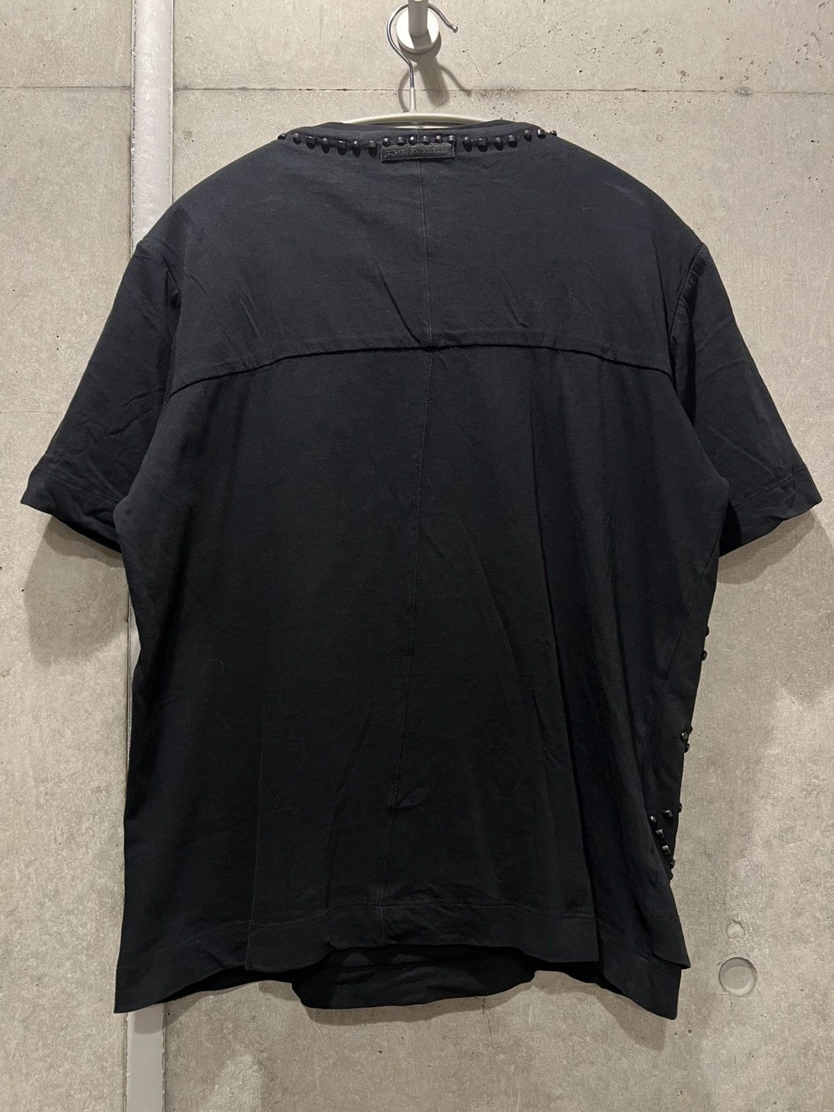 Diesel Black Gold DIESEL BLACK GOLD Diamond-Pattern Stud Tee Size US M / EU 48-50 / 2 - 2 Thumbnail