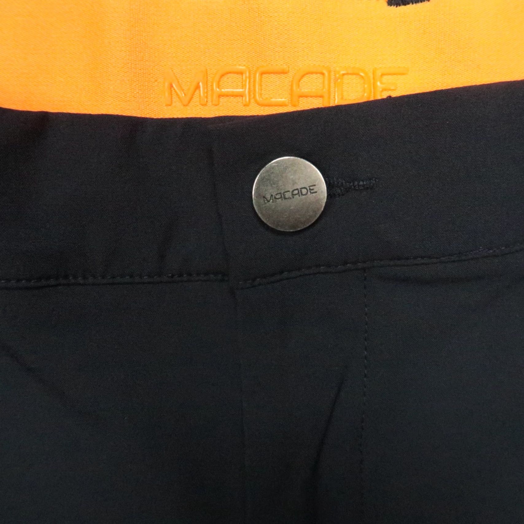 Vintage Macade Pants Men 36x32 Blue Slim Fit Tapered Chino Nylon Spandex Lightweight Pockets Belt Loops Size US 36 / EU 52 - 3 Thumbnail