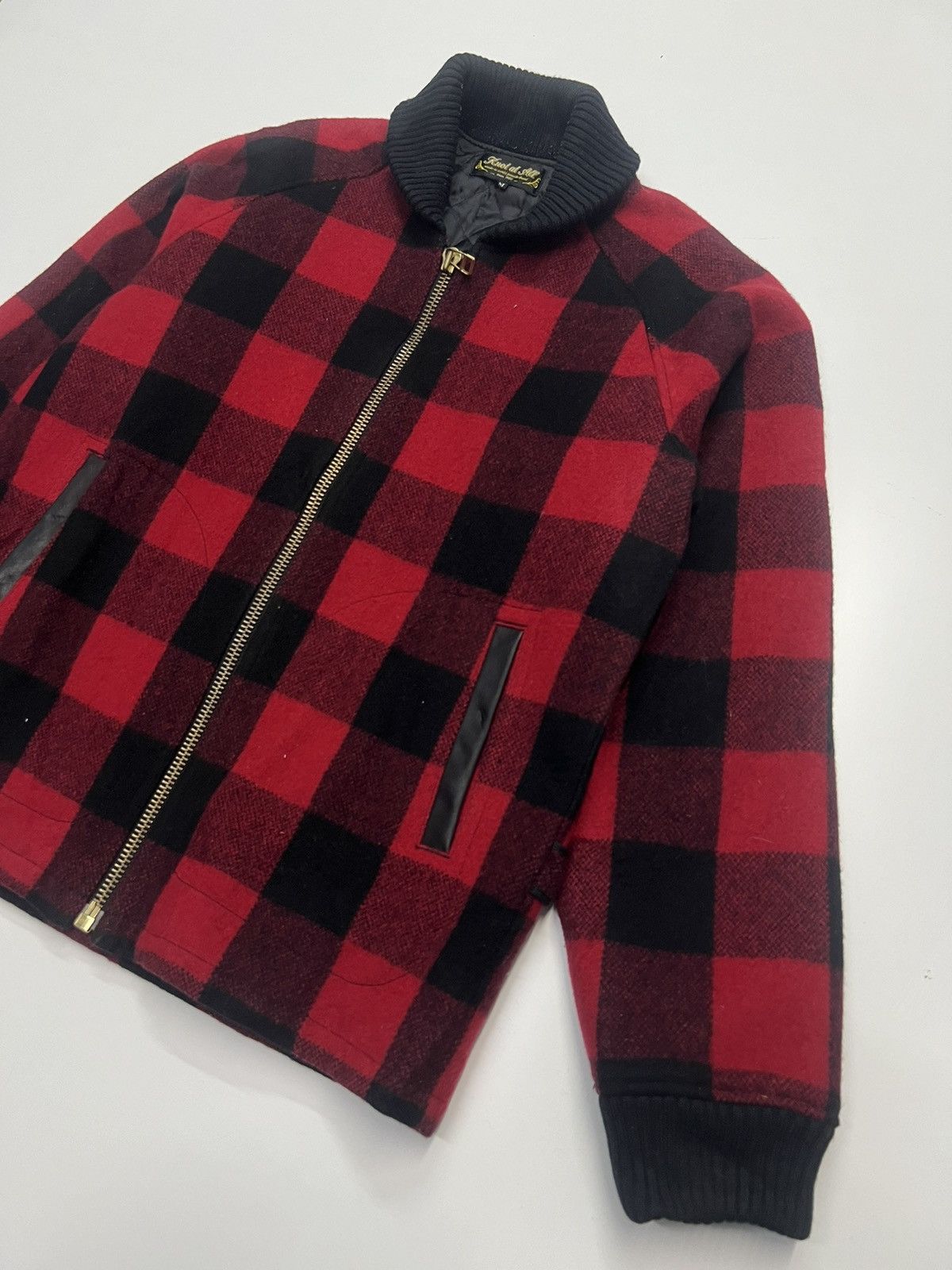 Japanese Brand KNOT AT ALL WOOL PLAID TARTAN JACKET Size US M / EU 48-50 / 2 - 3 Thumbnail