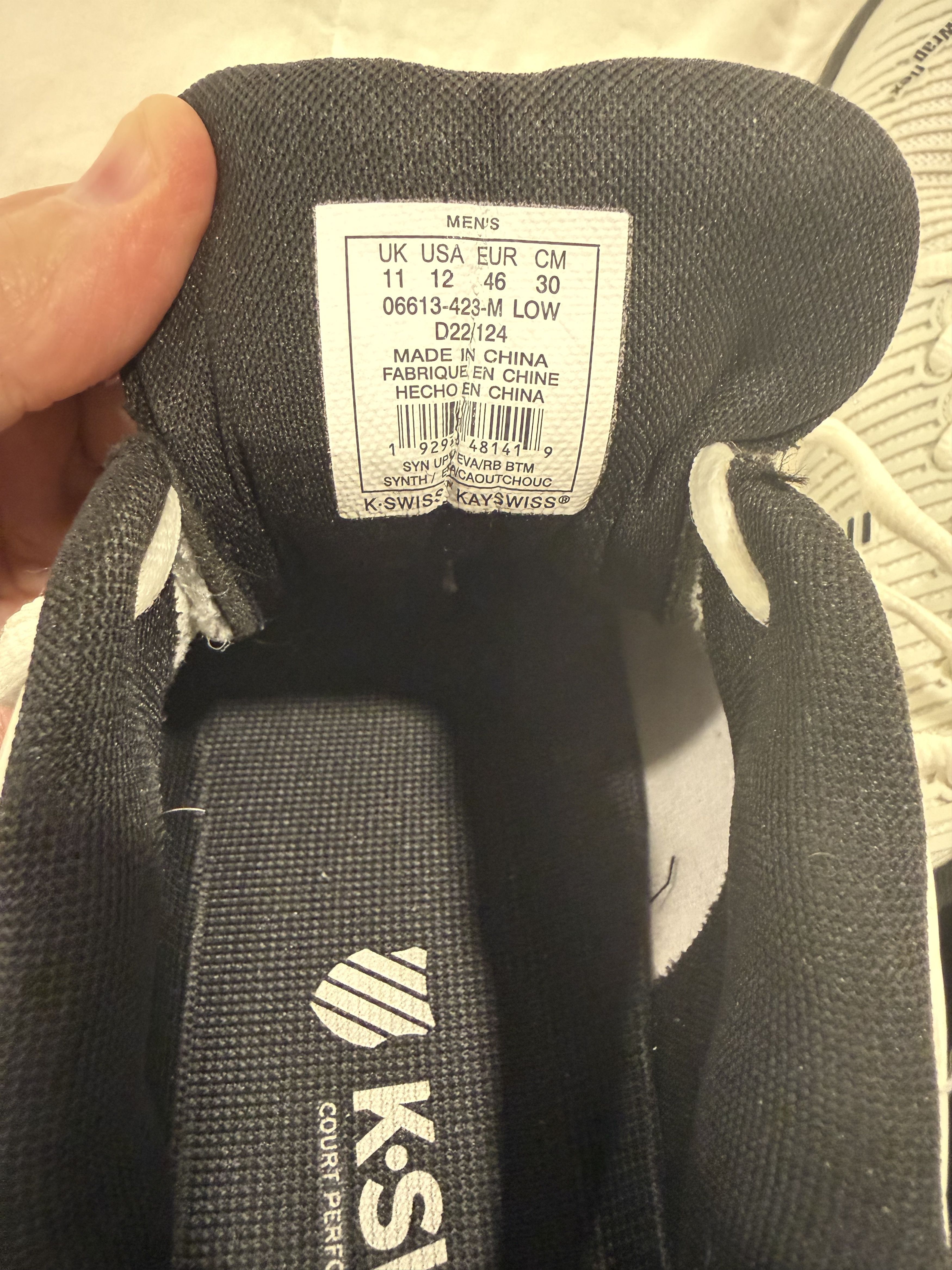 K-Swiss K-Swiss Hypercourt Express, size 12 Size US 12 / EU 45 - 7 Thumbnail