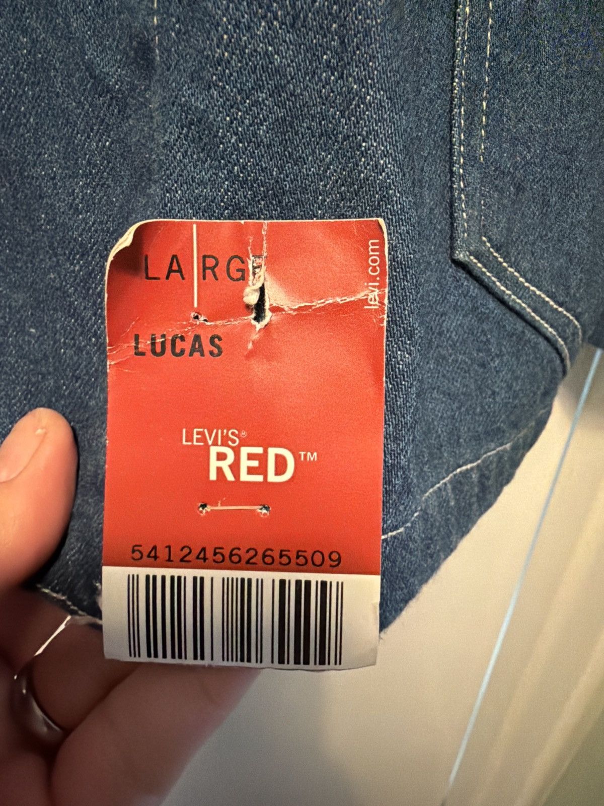 Levi's RARE 2003 Levi’s RED Lucas Sack Coat - Archive - NWT - Large Size US L / EU 52-54 / 3 - 5 Thumbnail