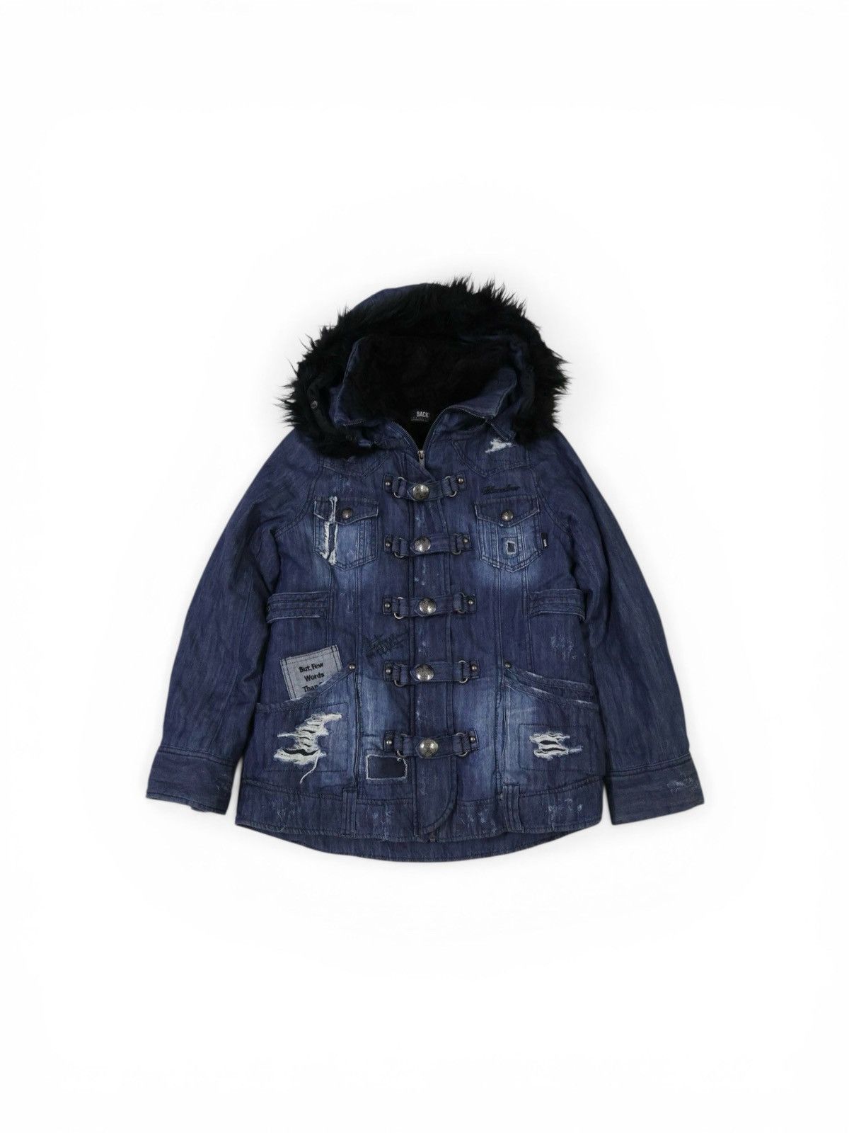 If Six Was Nine Backs Punk Jacket Y2k Size US S / EU 44-46 / 1 - 1 Thumbnail