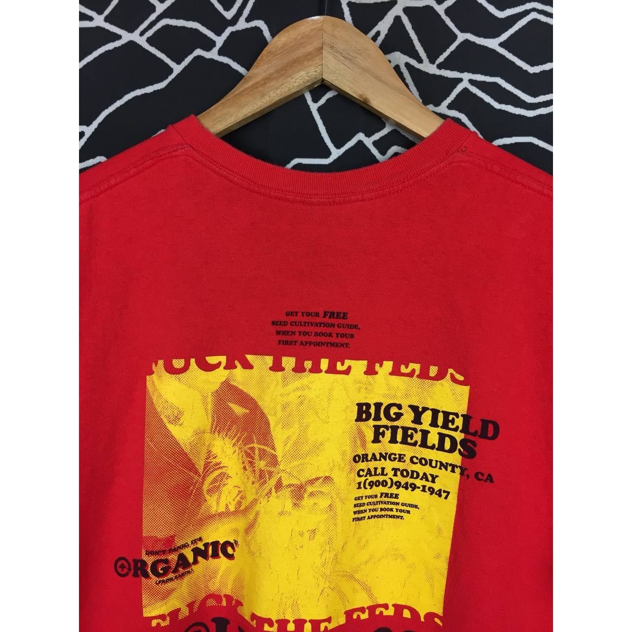 LRG Vtg 90s OG Lifted Research Group Don't Panic Its Organic Tee Size US XL / EU 56 / 4 - 3 Thumbnail