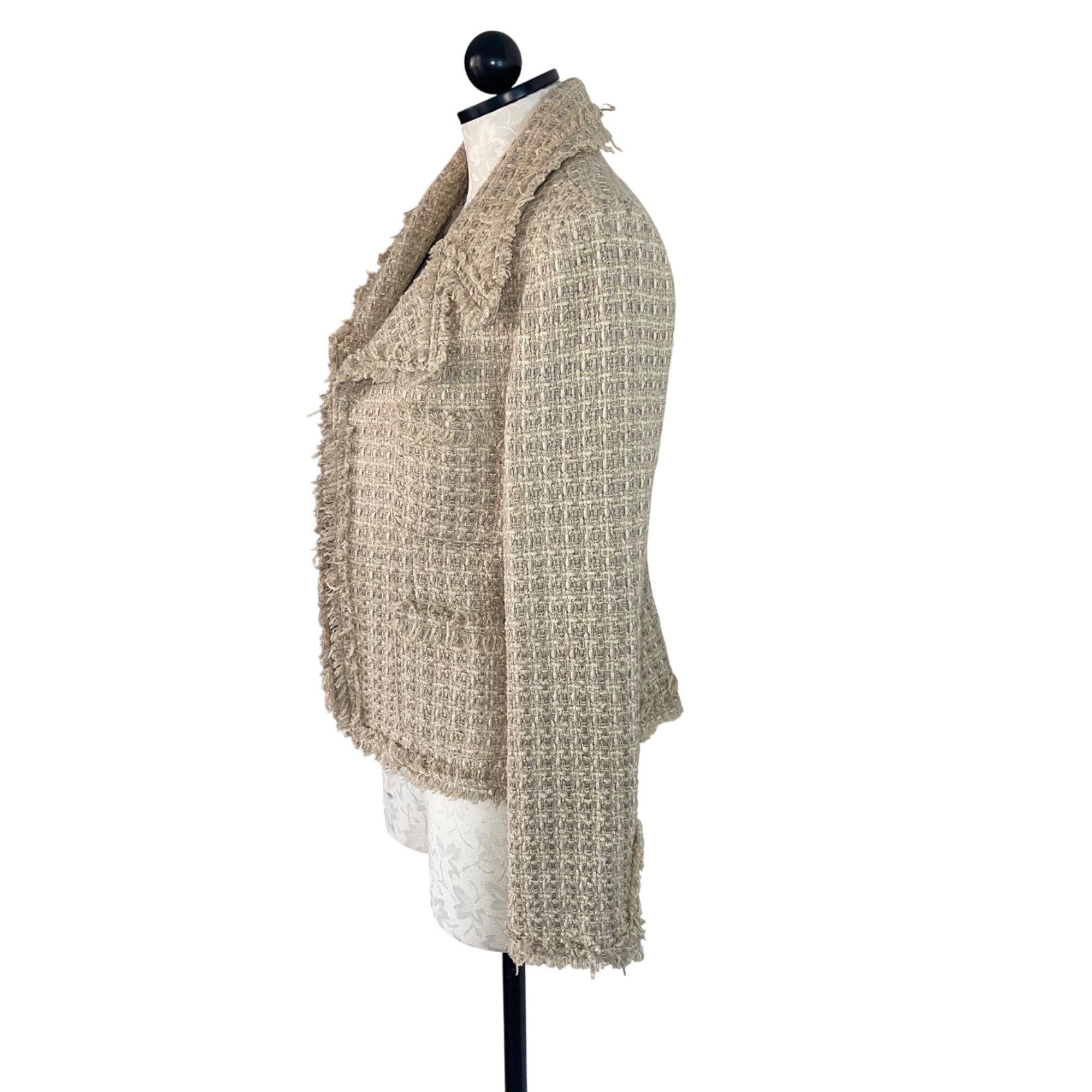 Other Serena Kay Paris Womens Jacket Size 44 Beige Size M / US 6-8 / IT 42-44 - 2 Thumbnail
